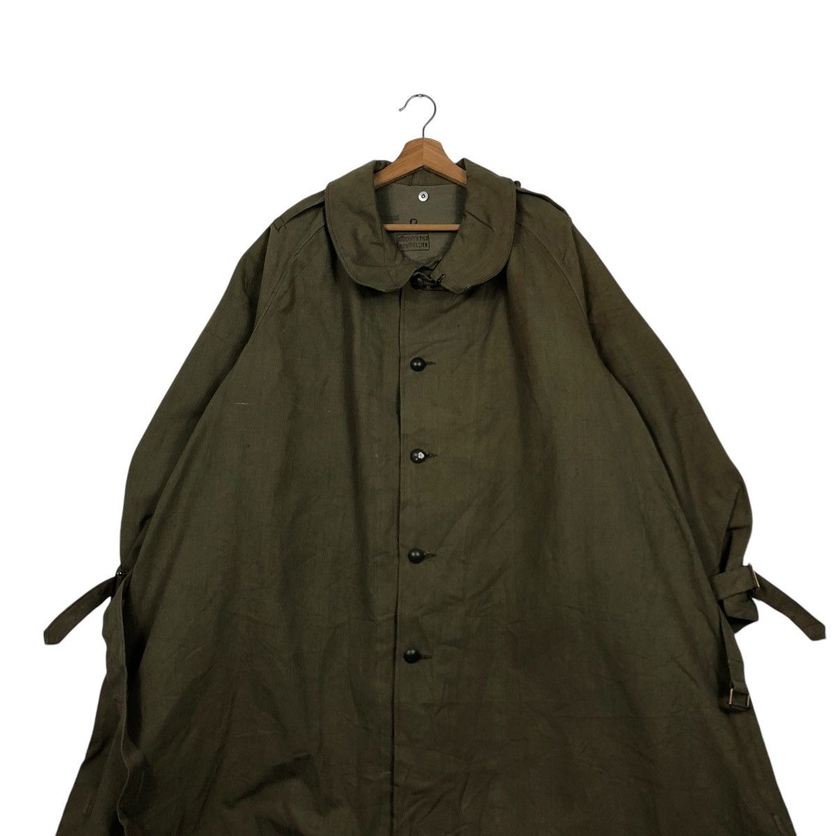 Vintage 🔥VINTAGE 1940’s LONG JACKET MILITARY US NAVY PAULMAN & FILS Size US L / EU 52-54 / 3 - 6 Thumbnail