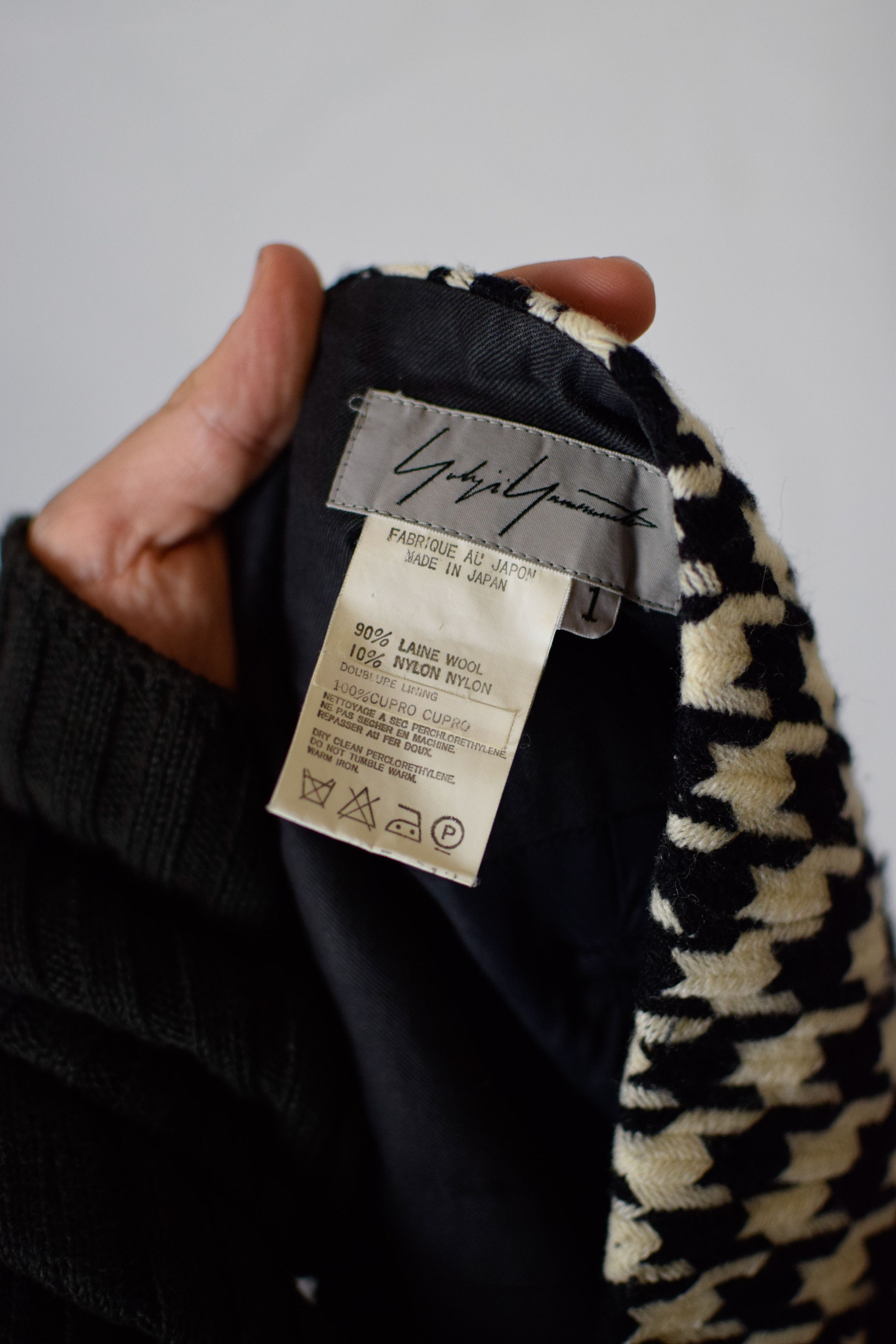 Yohji Yamamoto Yohji Yamamoto Houndstooth Wide Pants - FU-P15-143 Size US 30 / EU 46 - 8 Thumbnail