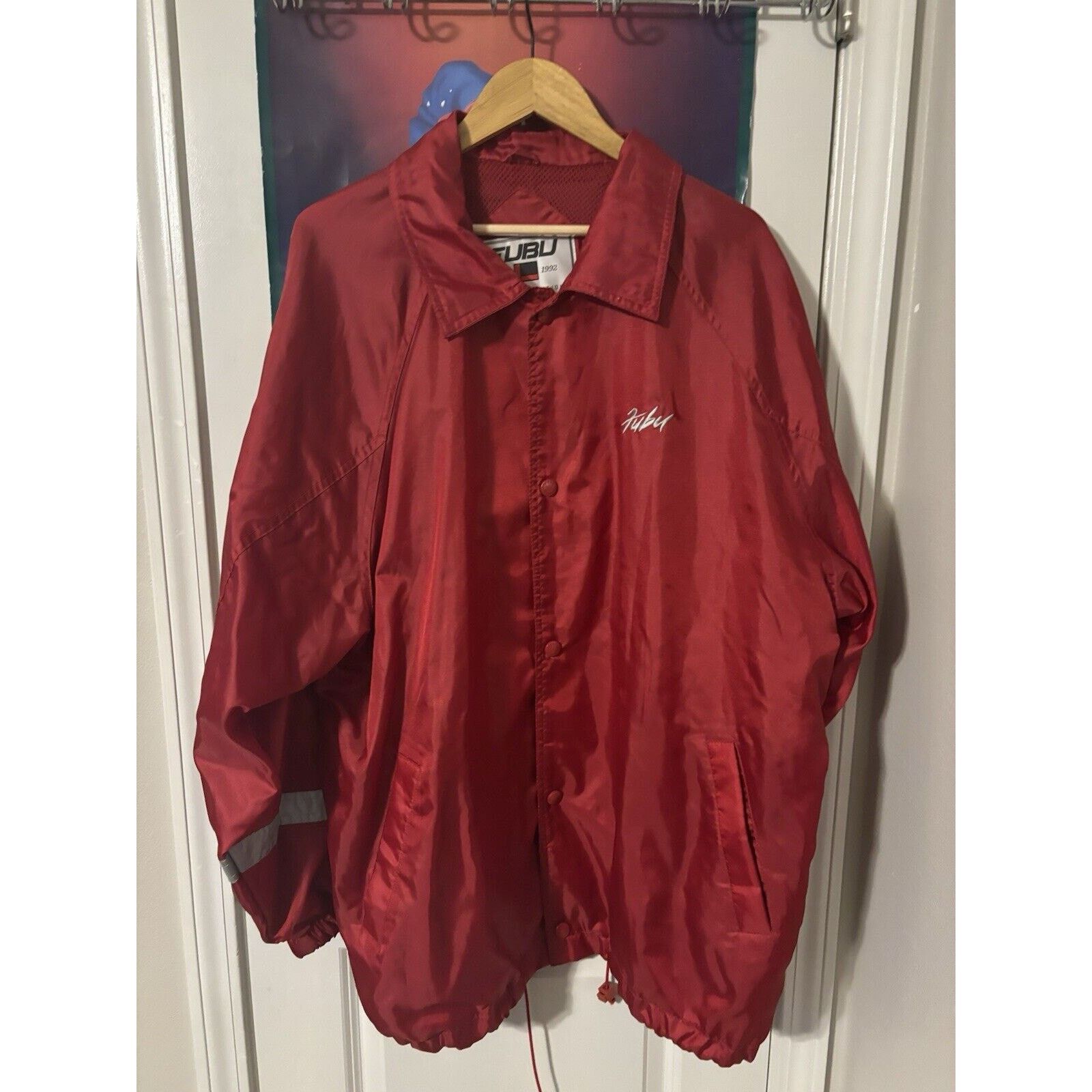 Other Vintage y2k rare Fubu Sport Red Windbreaker Size Large Size US L / EU 52-54 / 3 - 1 Thumbnail