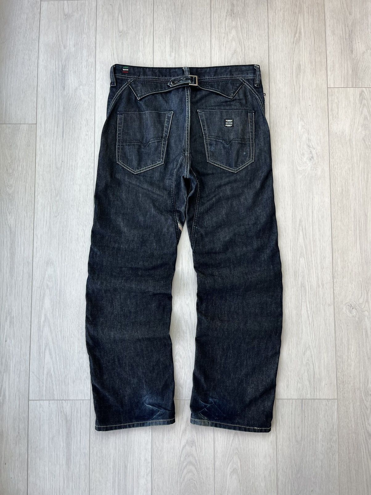 Diesel Waxed Diesel Jeans Italy Denim Size US 32 / EU 48 - 2 Thumbnail