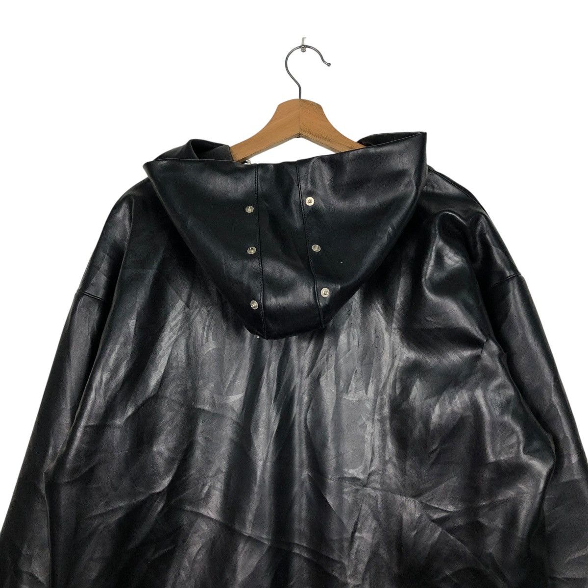 Hysteric Glamour 🔥VINTAGE BIKER LEATHER JACKET HOODIE PEACE MAKER Size US L / EU 52-54 / 3 - 12 Thumbnail