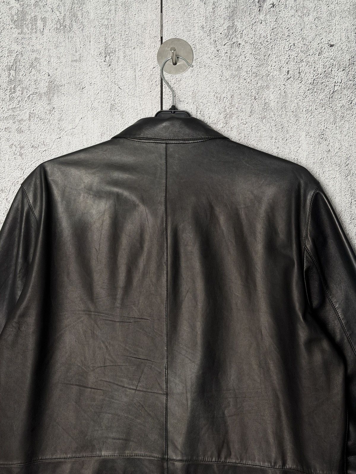 Ermenegildo Zegna Ermenegildo Zegna Mens Reversible Leather Zip-Up Coat Jacket Size US L / EU 52-54 / 3 - 9 Thumbnail