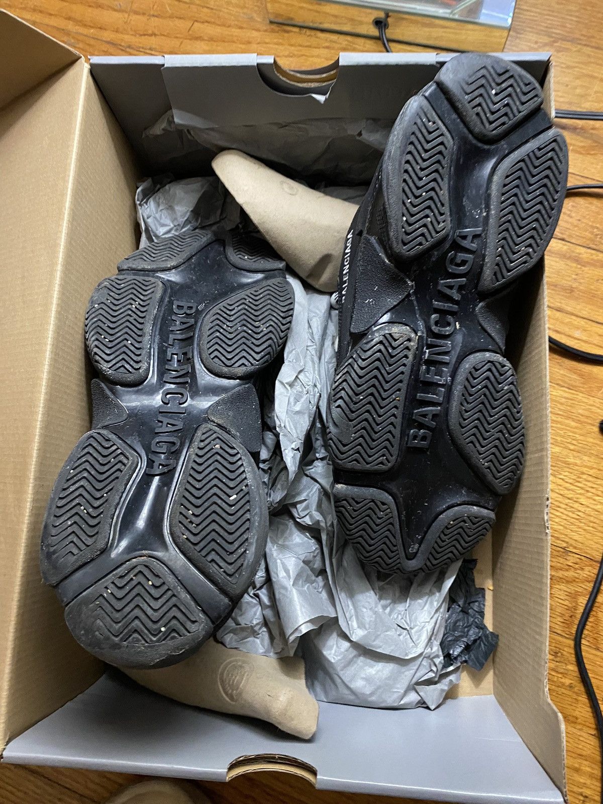 Balenciaga Balenciaga Triple S Black Size US 7.5 / EU 40-41 - 6 Thumbnail