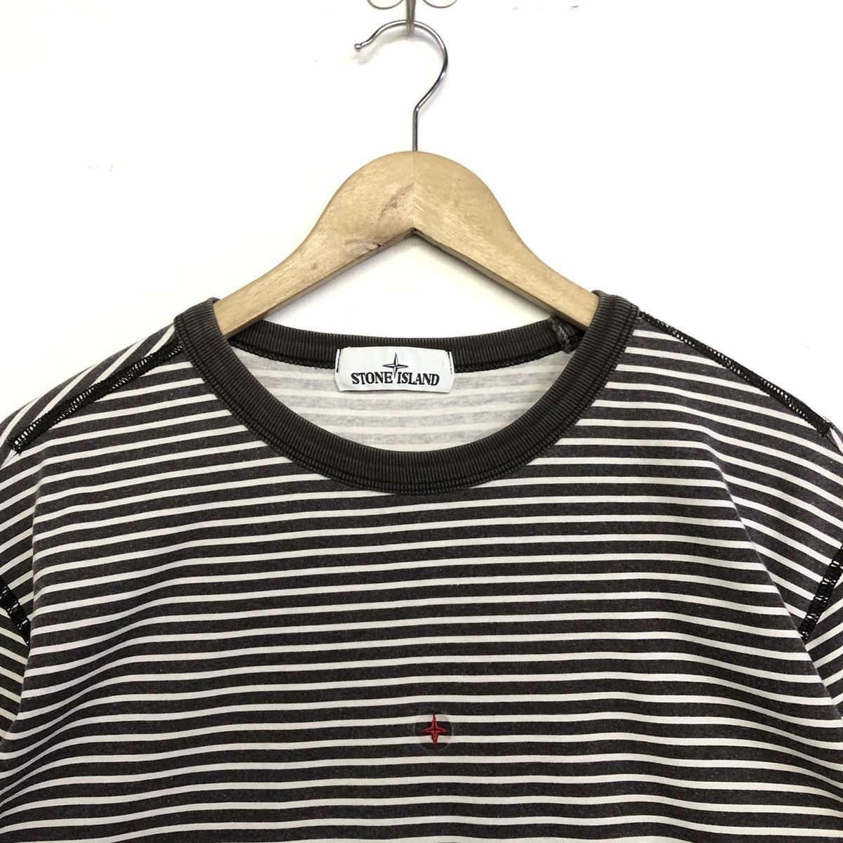Stone Island Stone Island Marina Stripe Tshirt Size US M / EU 48-50 / 2 - 3 Thumbnail