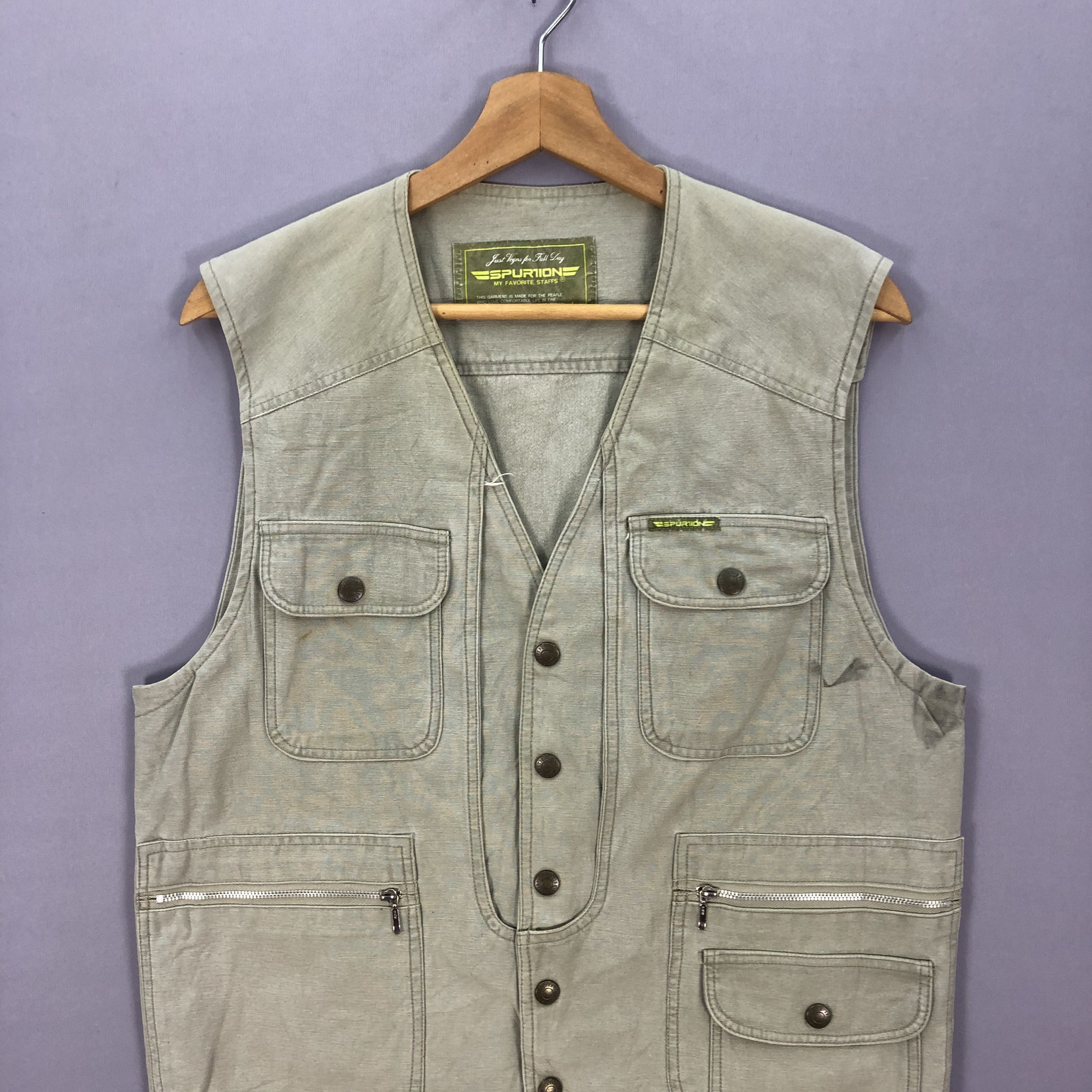 Japanese Brand × Vintage Vintage Japanese Bondage Multi Pocket Vest Jacket Size US M / EU 48-50 / 2 - 3 Thumbnail
