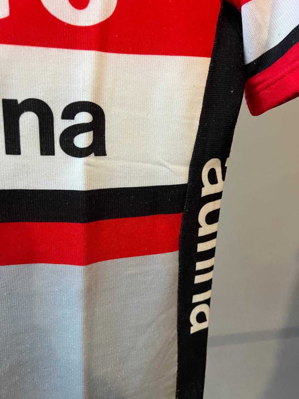 Vintage RARE 1978/86 CILO AUFINA TEAM SWITZERLAND CYCLING BIKEJERSEY Size US M / EU 48-50 / 2 - 14 Thumbnail