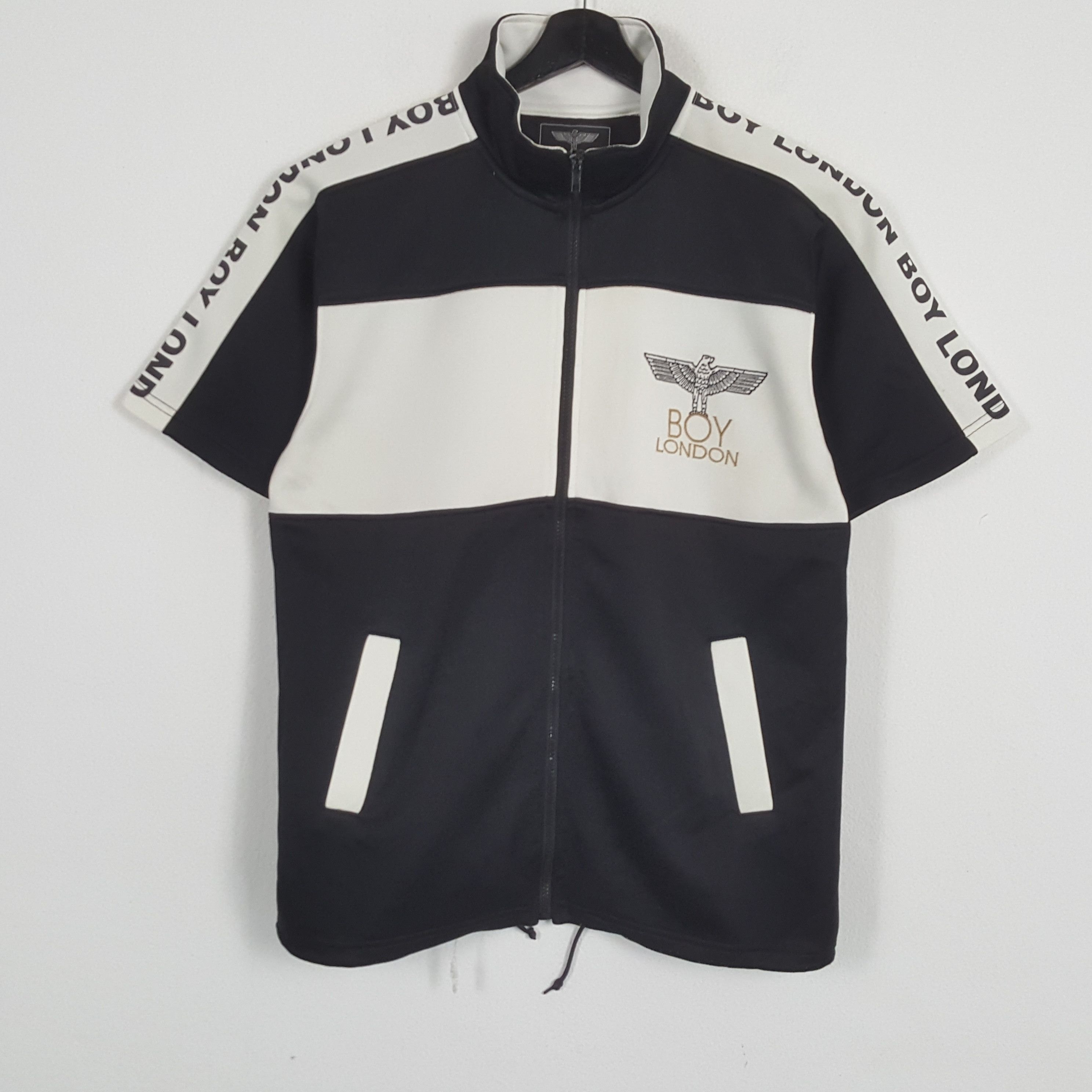 Boy London × Vintage BOY LONDON Fashion Design Style Zipper Tshirt Size US M / EU 48-50 / 2 - 1 Thumbnail