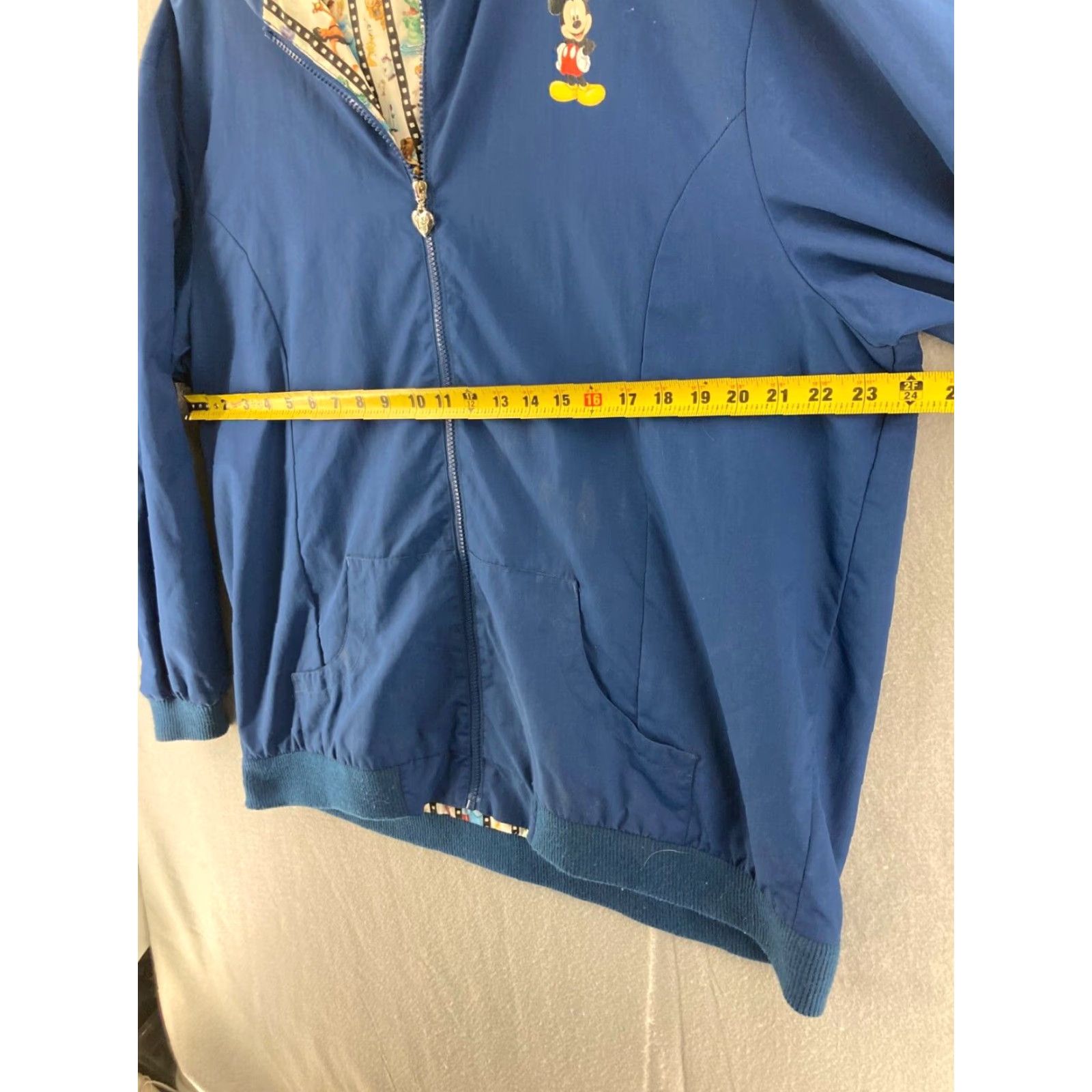 Disney Disney Walt Disney World Hooded Jacket Womens XL Blue Full Zip Mickey Princess Size XL / US 12-14 / IT 48-50 - 2 Thumbnail