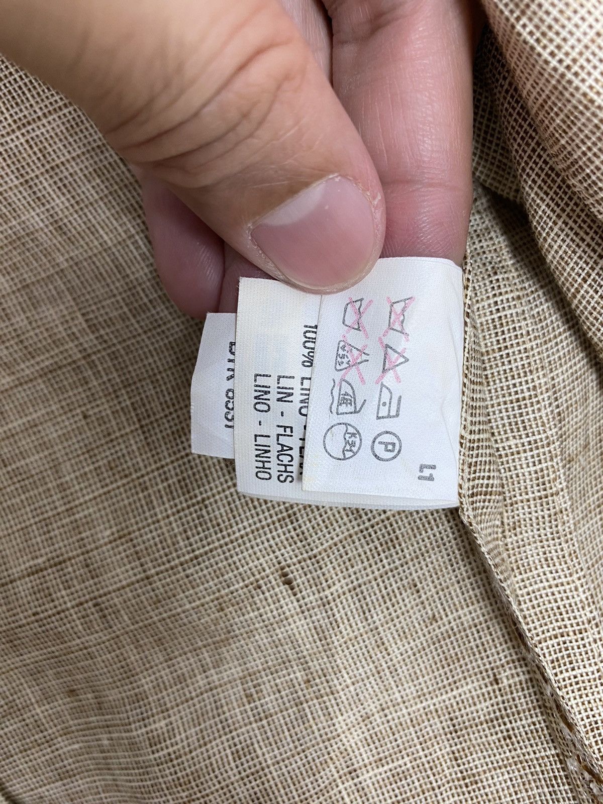 Vintage Rare‼️ Vtg Marina Rinaldi Linon Double Breasted Blazer Italy Size M / US 6-8 / IT 42-44 - 7 Thumbnail