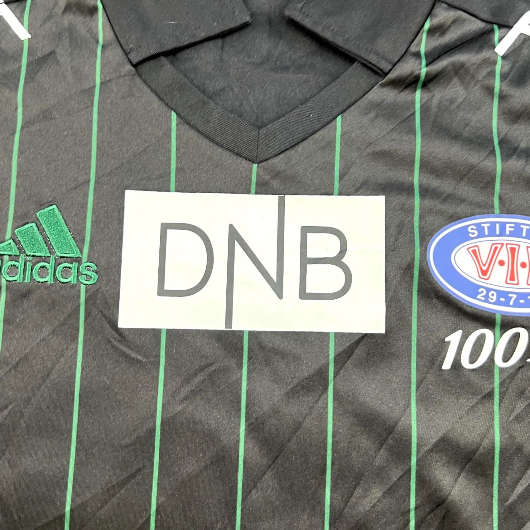 Adidas adidas Valerenga 2013 2014 Third Shola Akinyemi Mens Football Jersey XL Black Shirt Sports Football Mens XL Adidas VIF Size US XL / EU 56 / 4 - 5 Thumbnail