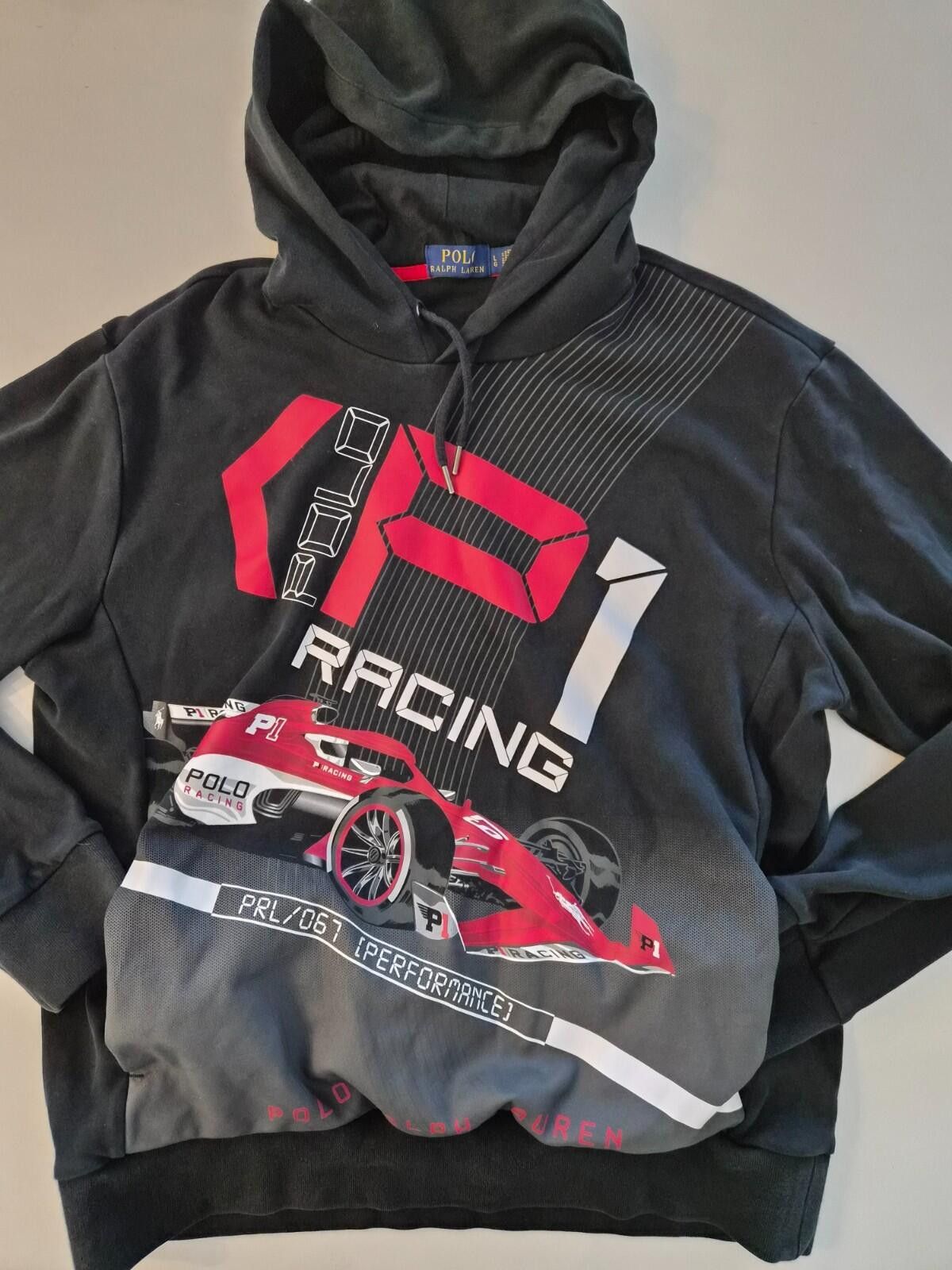 Polo Ralph Lauren Polo Ralph Lauren P1 Racing PRL 067 Hoodie Mens Large Black Size US L / EU 52-54 / 3 - 1 Thumbnail