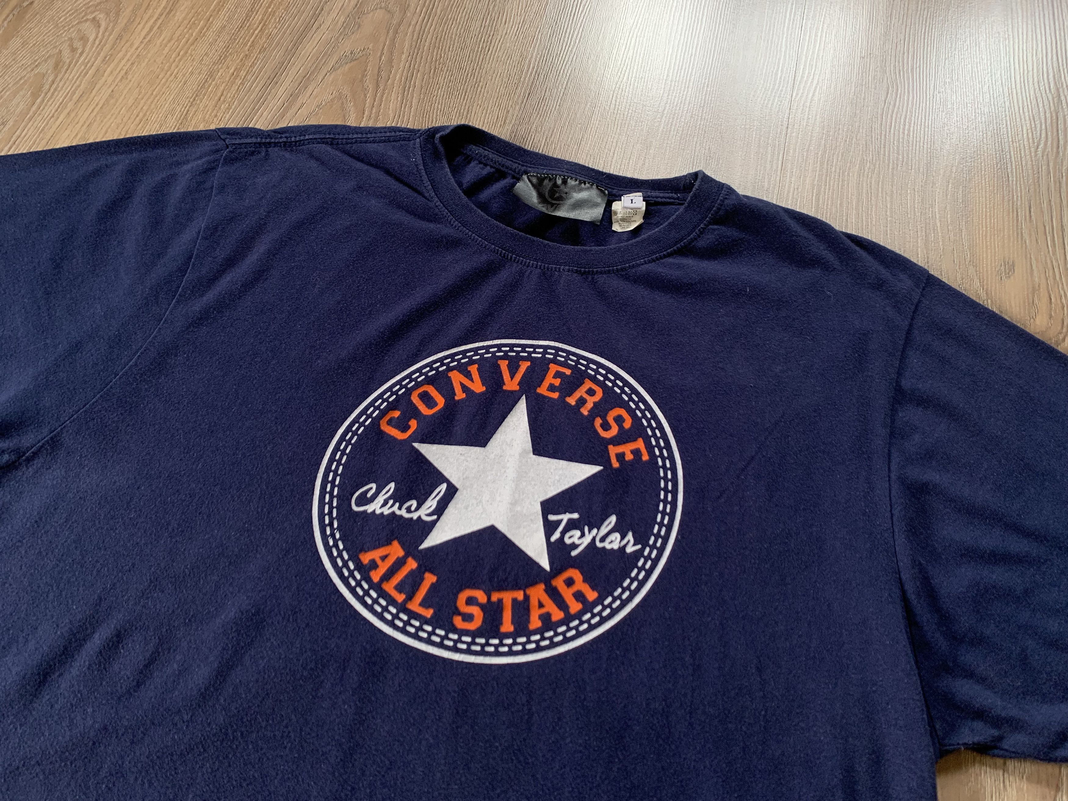 Converse × Vintage Converse Vintage Big Logo T-Shirt Size US L / EU 52-54 / 3 - 4 Thumbnail