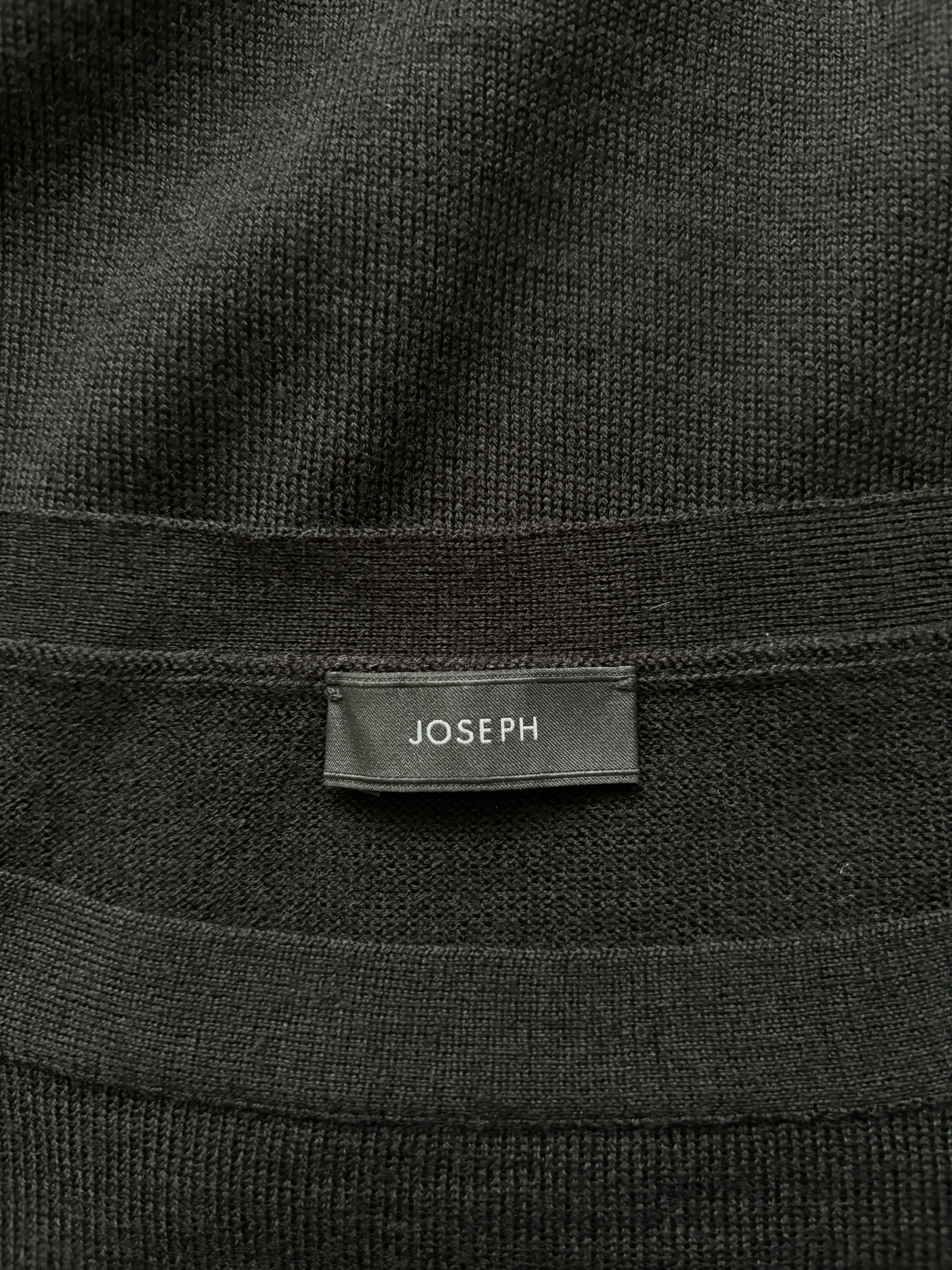 Joseph ⚡️QUICK SALE⚡️Joseph Black Marino Wool Dress with Zipper Size L / US 10 / IT 46 - 4 Thumbnail