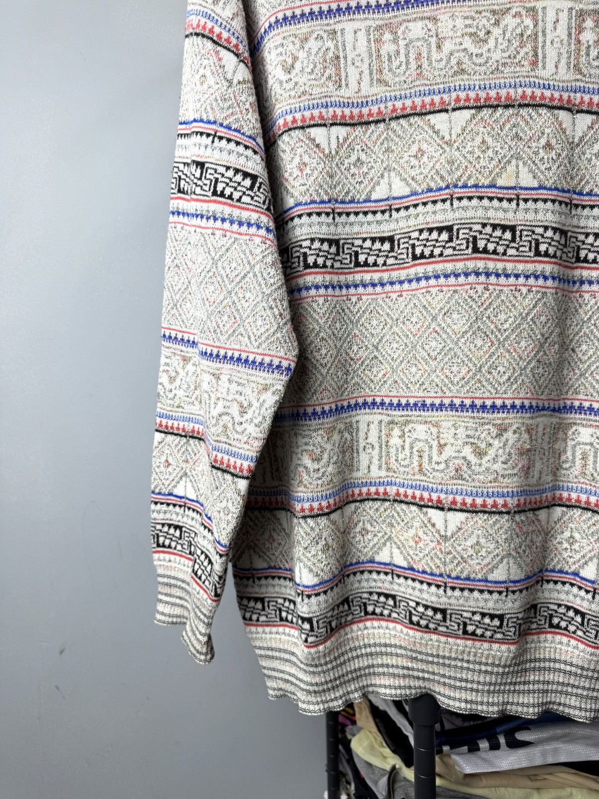 Vintage Vintage Gianni Bugli Milano Italy Luxury Sweater Size US L / EU 52-54 / 3 - 3 Thumbnail