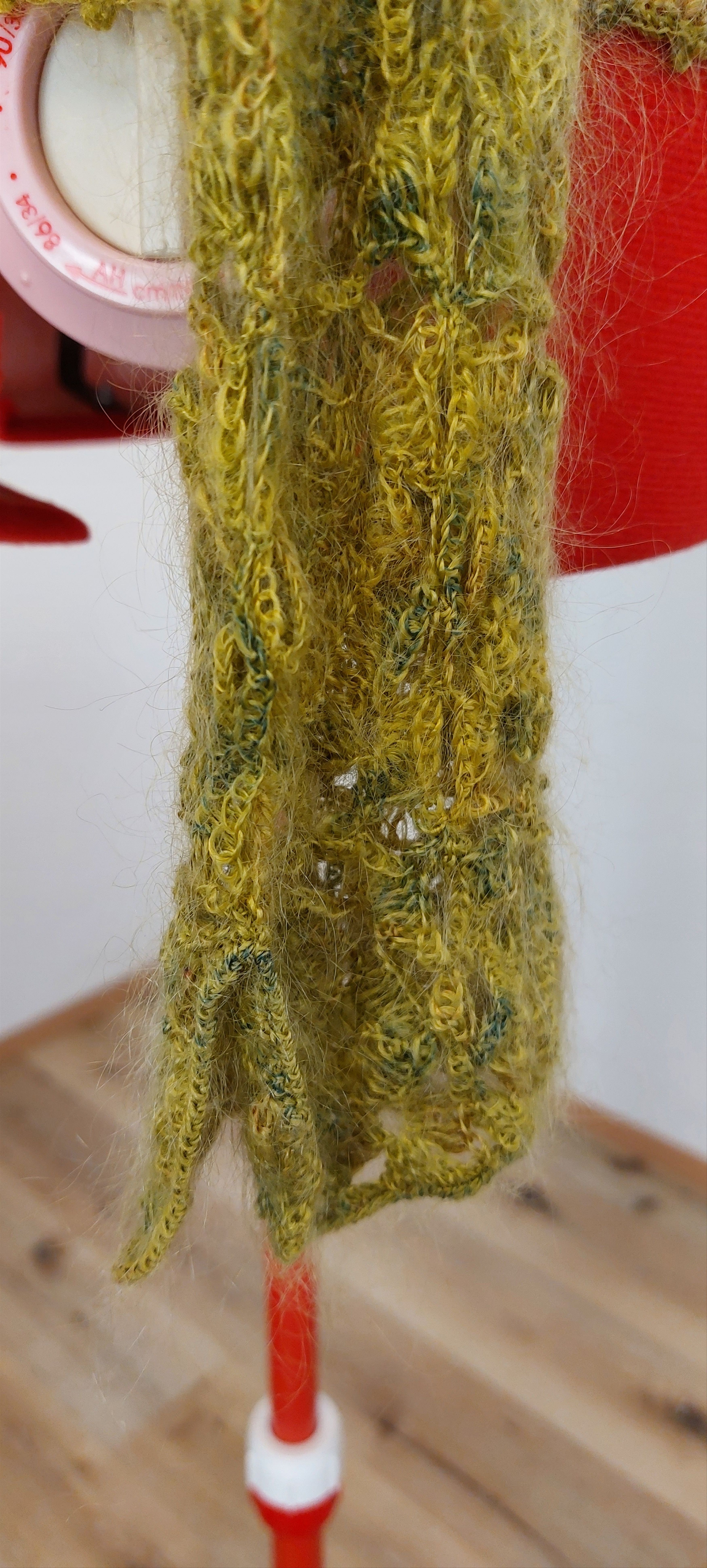 Handmade NWOT Vintage 2000s Mohair Crochet Longsleeve - S/M Size S / US 4 / IT 40 - 6 Thumbnail