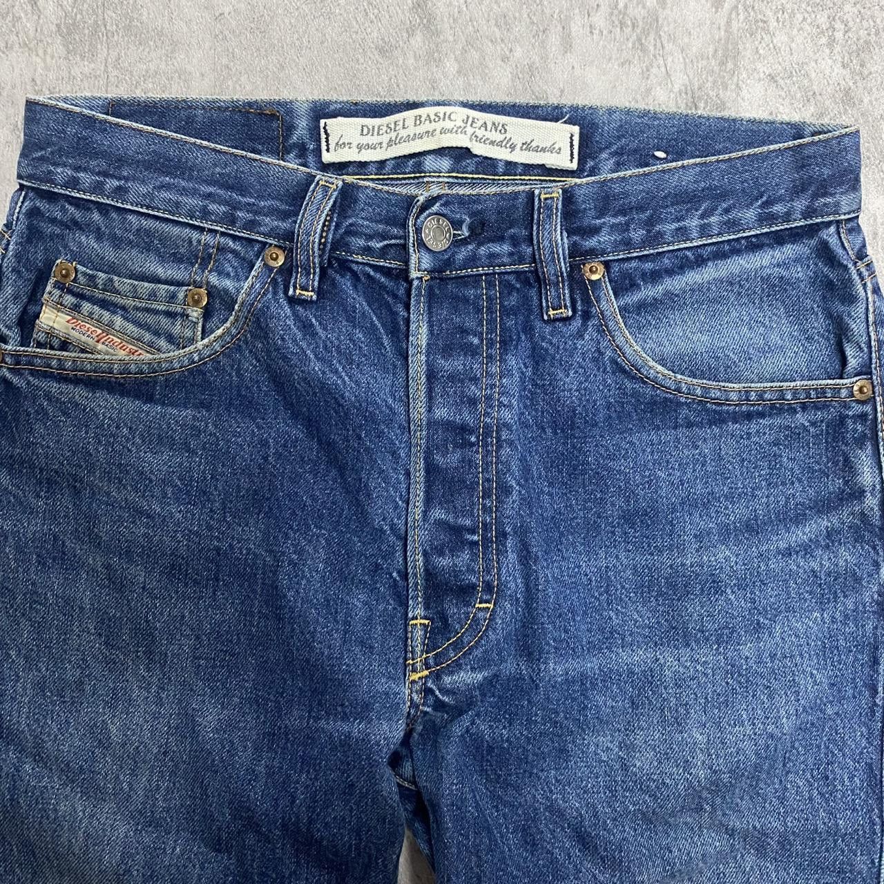 Diesel Jeans Classic Straight Rap hip hop rock opium Size US 31 - 3 Thumbnail