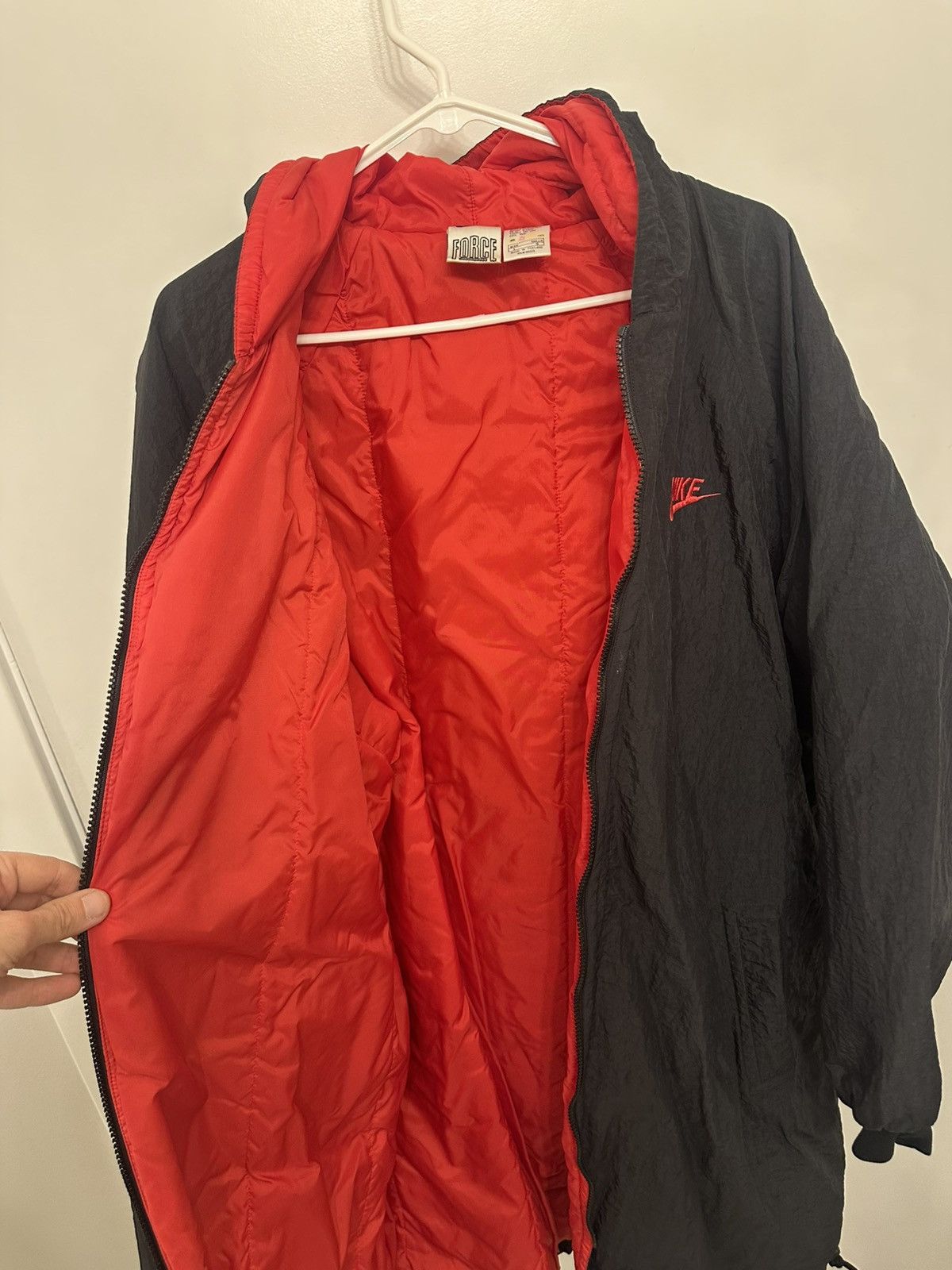 Nike Vintage nike force jacket parka long coat Size US L / EU 52-54 / 3 - 11 Thumbnail