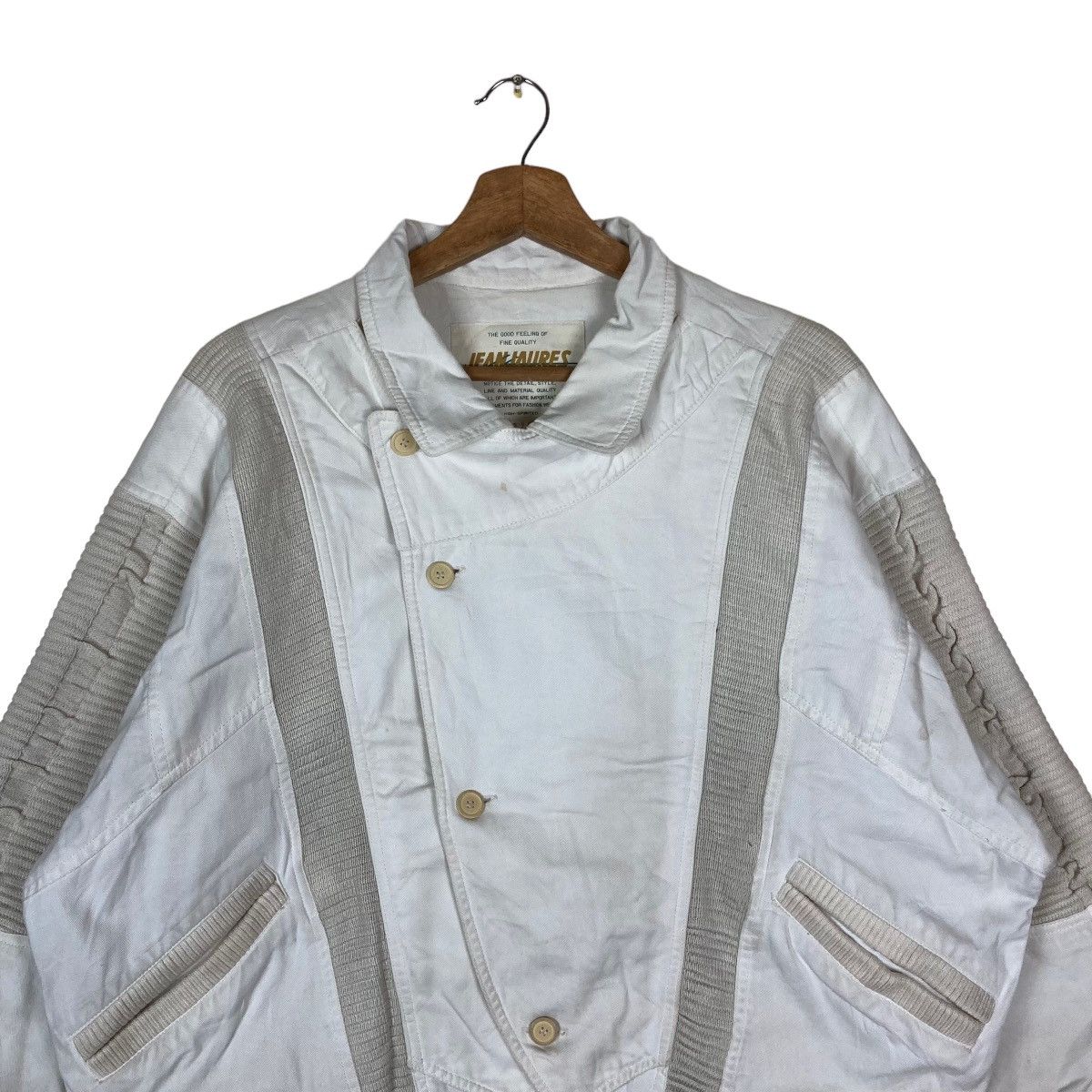 Vintage Vintage Jean Jaures Flat Button Jacket Size US XL / EU 56 / 4 - 2 Thumbnail