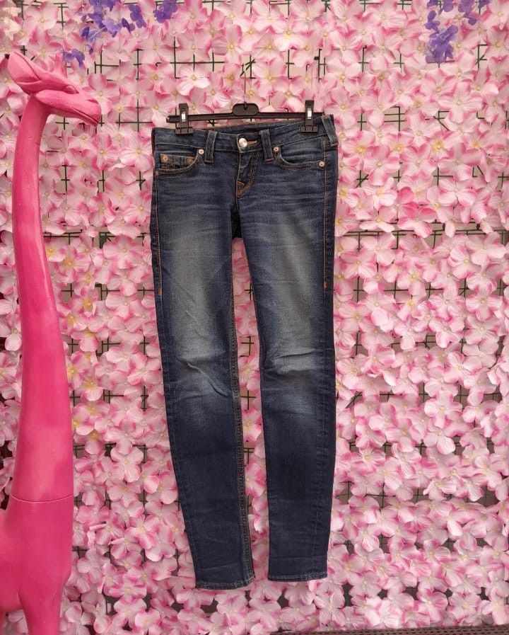 True Religion 2010s True Religion Slim Jeans W27/L34 Size 27" / US 4 / IT 40 - 1 Thumbnail