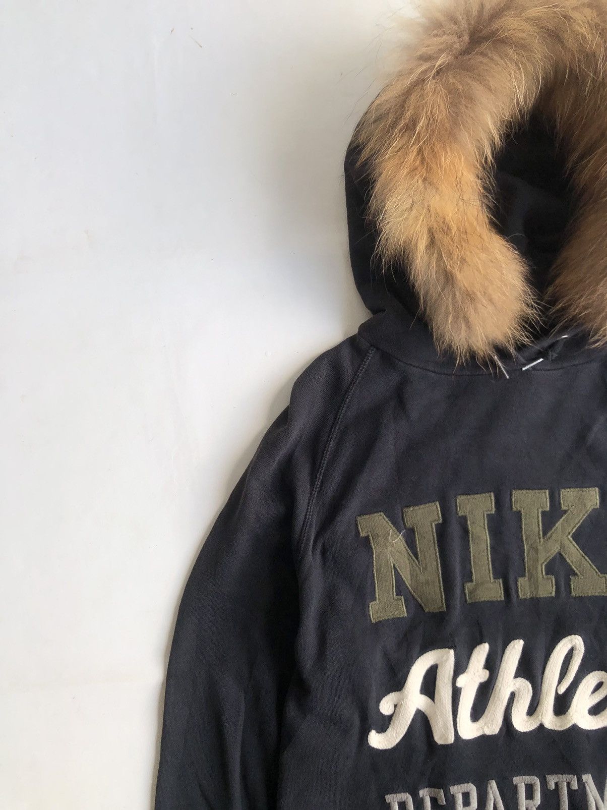 If Six Was Nine × Japanese Brand × Le Grande Bleu (L.G.B.) Nike Poem Fur Black Hoodie Size US L / EU 52-54 / 3 - 4 Thumbnail