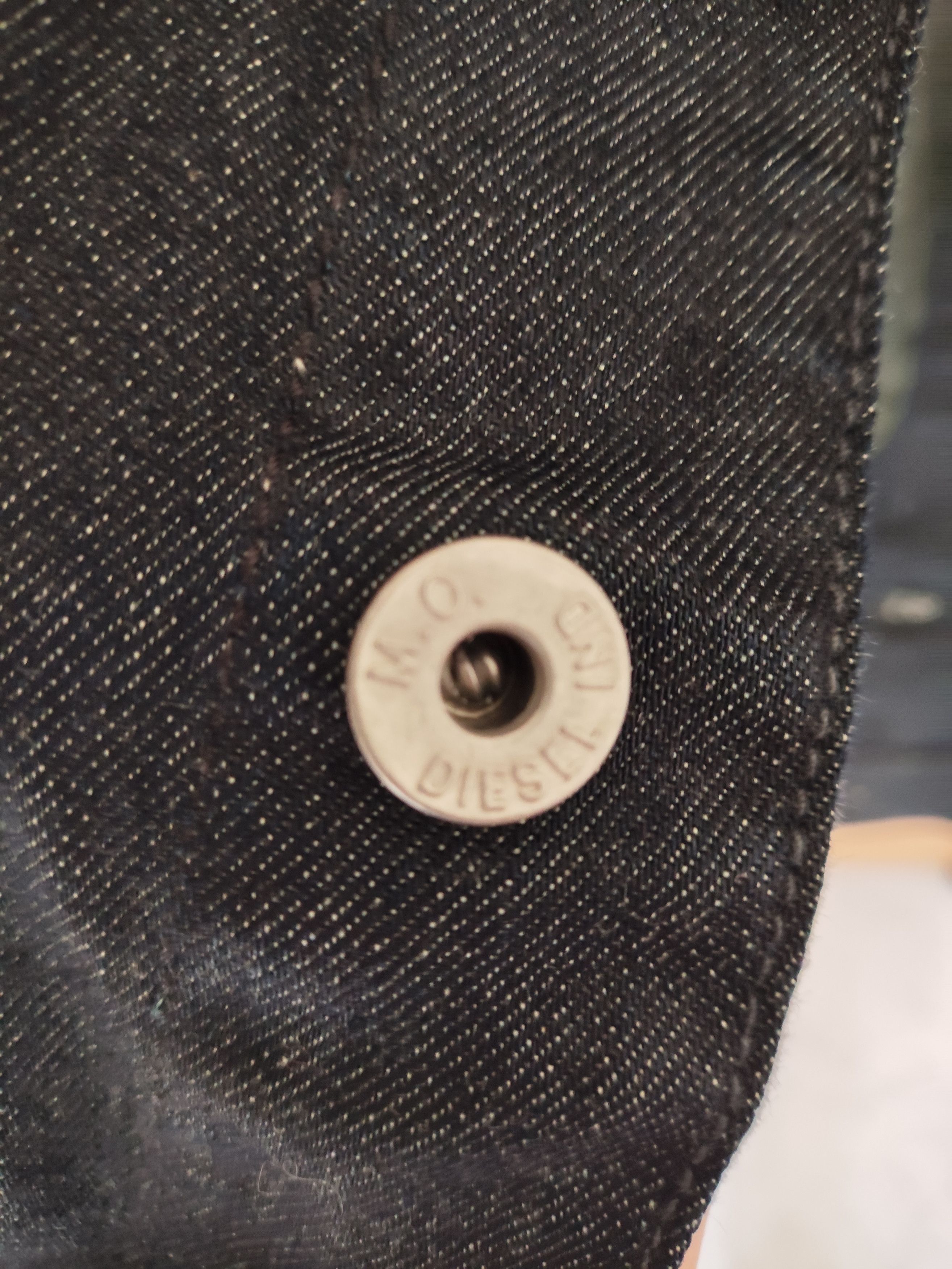 Diesel Black Denim Jacket Diesel Size L / US 10 / IT 46 - 7 Thumbnail