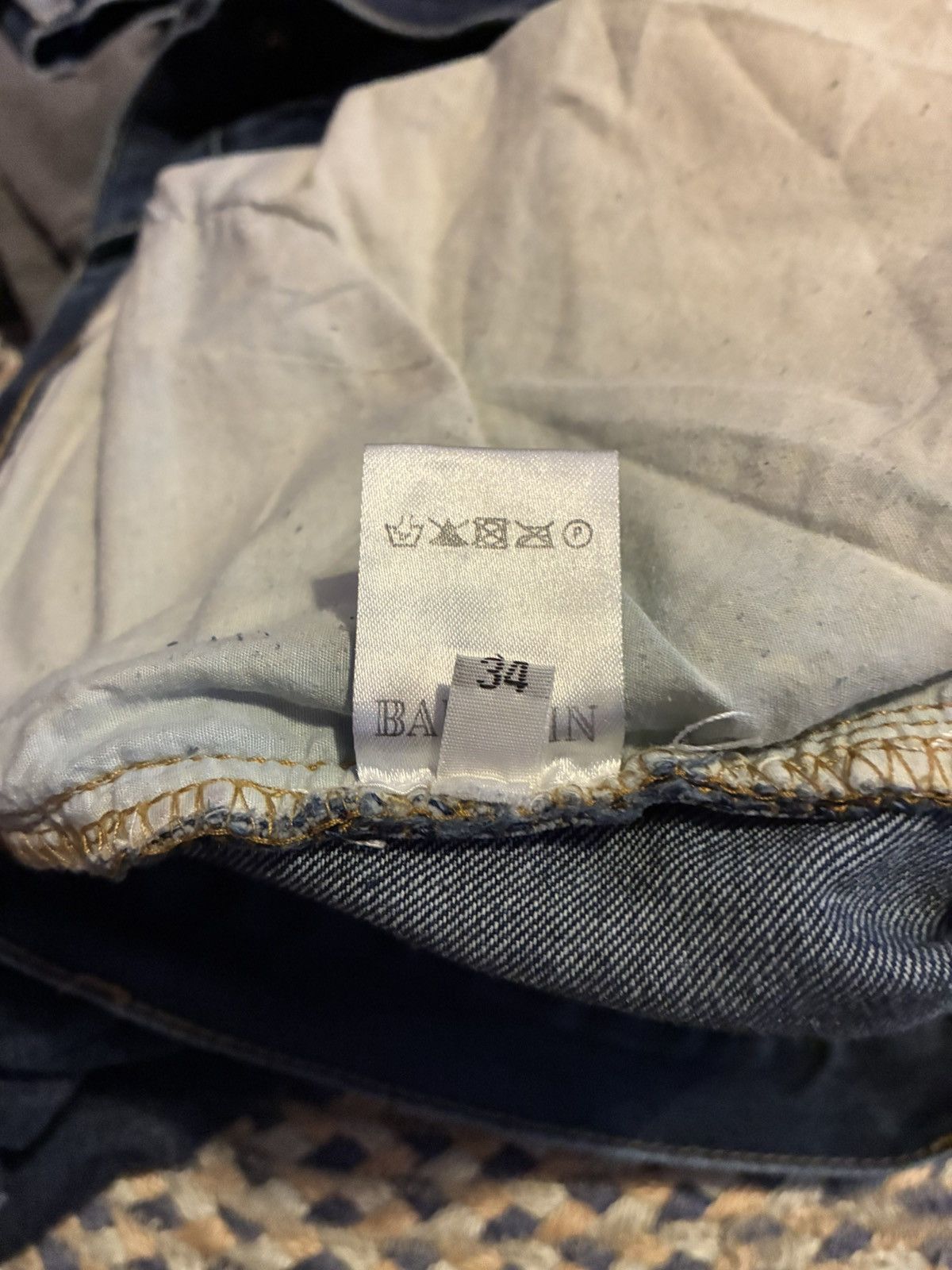 Balmain Balmain Moto Jeans Size US 34 / EU 50 - 6 Thumbnail