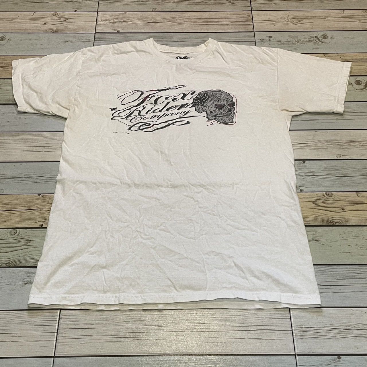 Affliction × Fox Racing × Southpole Rare Fox Racing Wings Cross Tee Y2K Affliction Style Size US M / EU 48-50 / 2 - 1 Thumbnail
