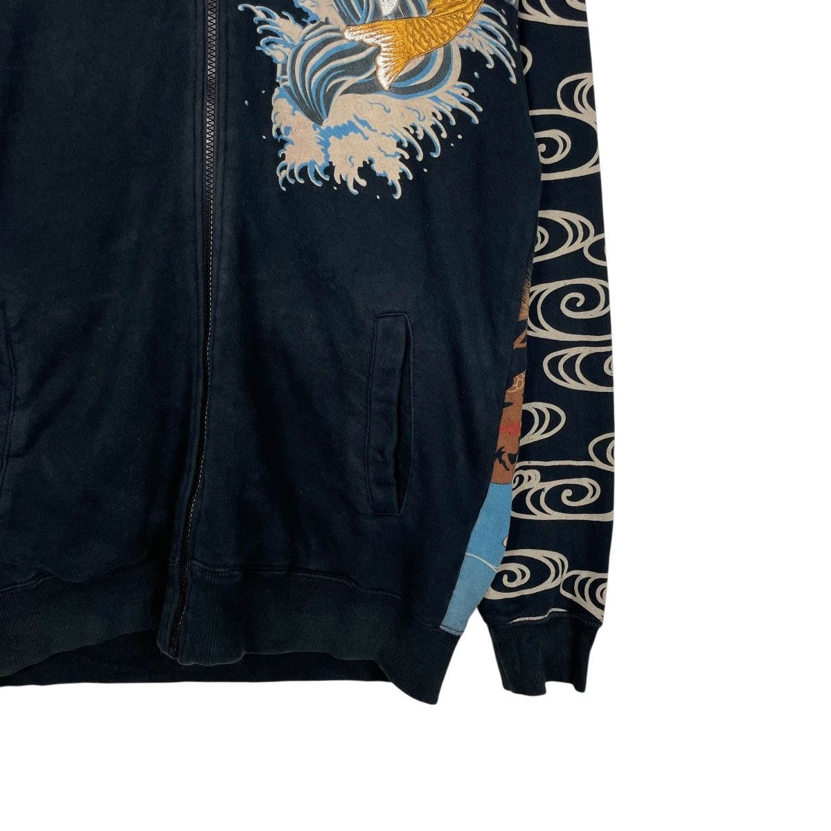 Japanese Brand Japanese Brand Koi Fish Sukajan Zipper Hoodie Size US M / EU 48-50 / 2 - 7 Thumbnail