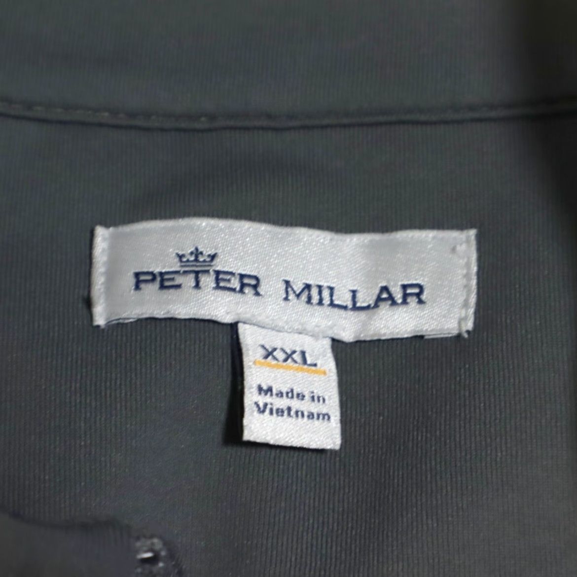 Peter Millar Peter Millar Engineered Perth Pullover Shirt Men 2XL Iron Mock Long Sleeve High Stretch Sweatshirt Sweater Size US XXL / EU 58 / 5 - 5 Thumbnail
