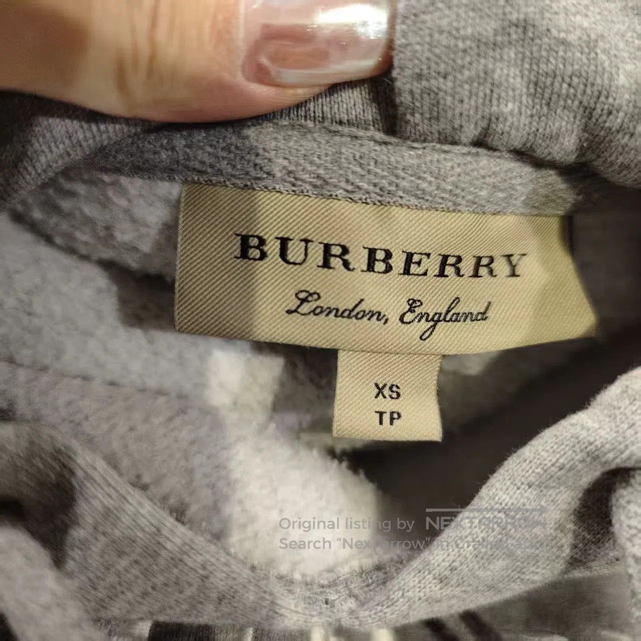 Burberry burberry xs gray oversized hoodie. Size US XS / EU 42 / 0 - 3 Thumbnail