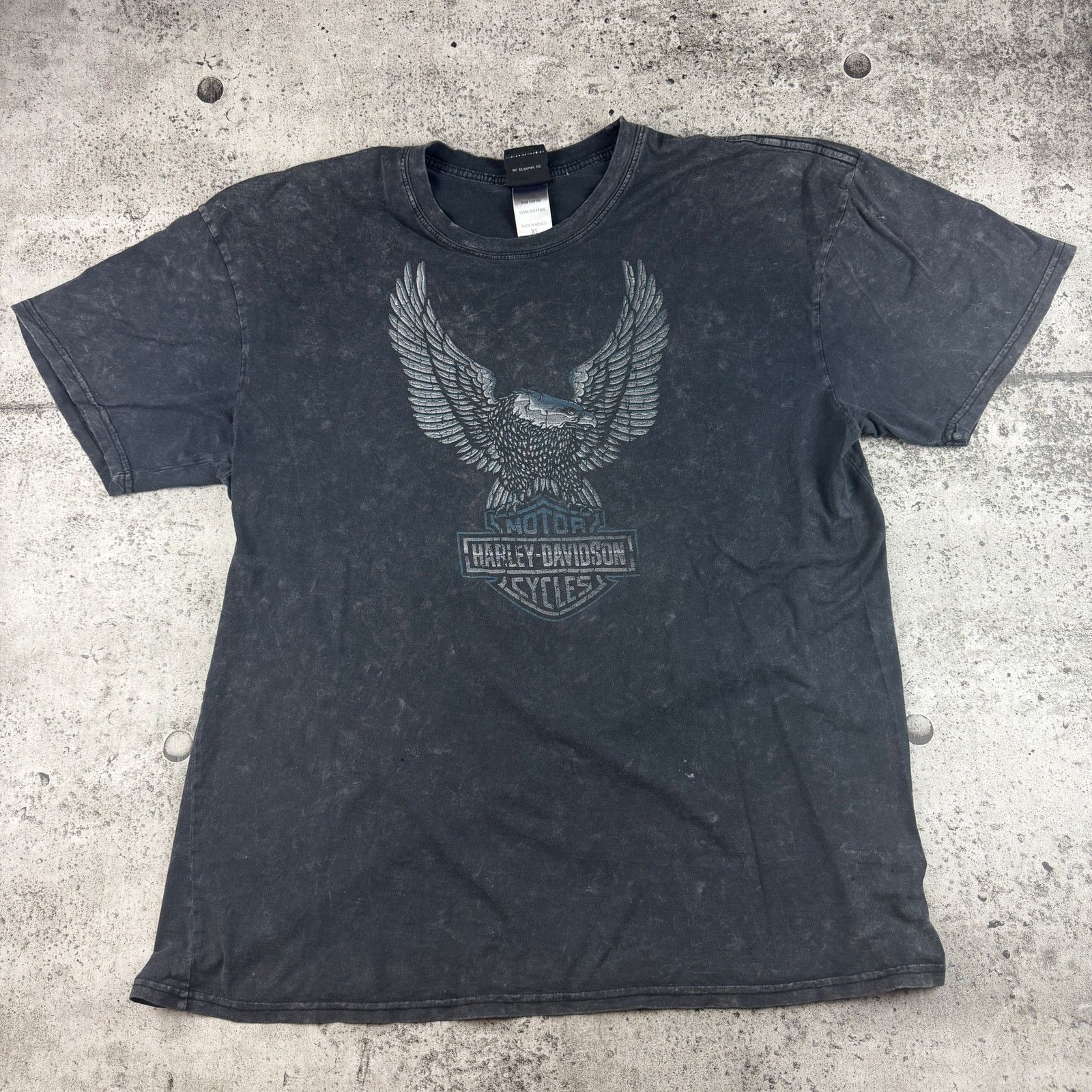 Harley Davidson Y2K Harley Davidson Stone Washed Western Outlaw Size XL Size US XL / EU 56 / 4 - 2 Thumbnail
