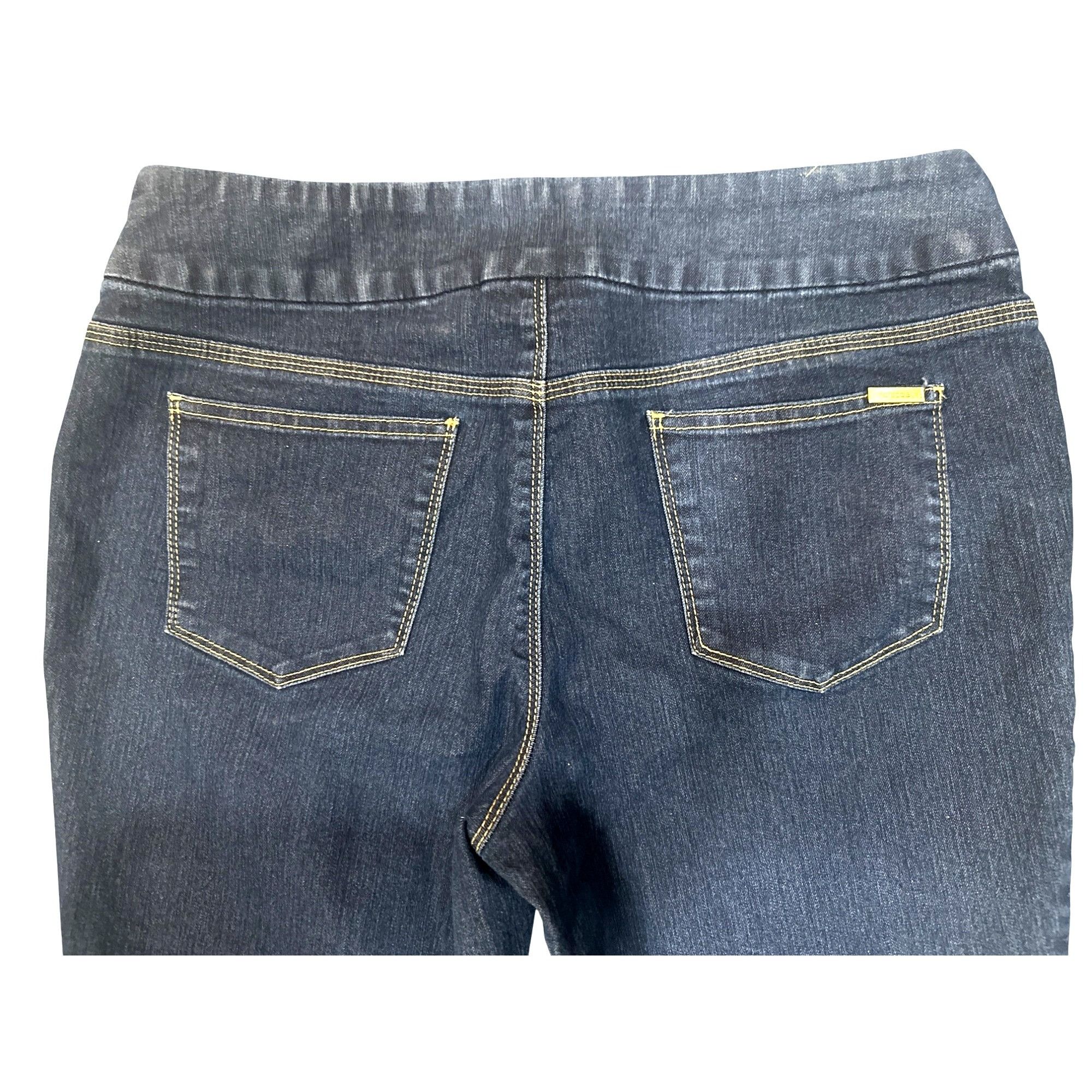 Chicos Chicos So Slimming Womens Straight Leg Premium Denim Blue Je Size 36" / US 14 / IT 50 - 7 Thumbnail