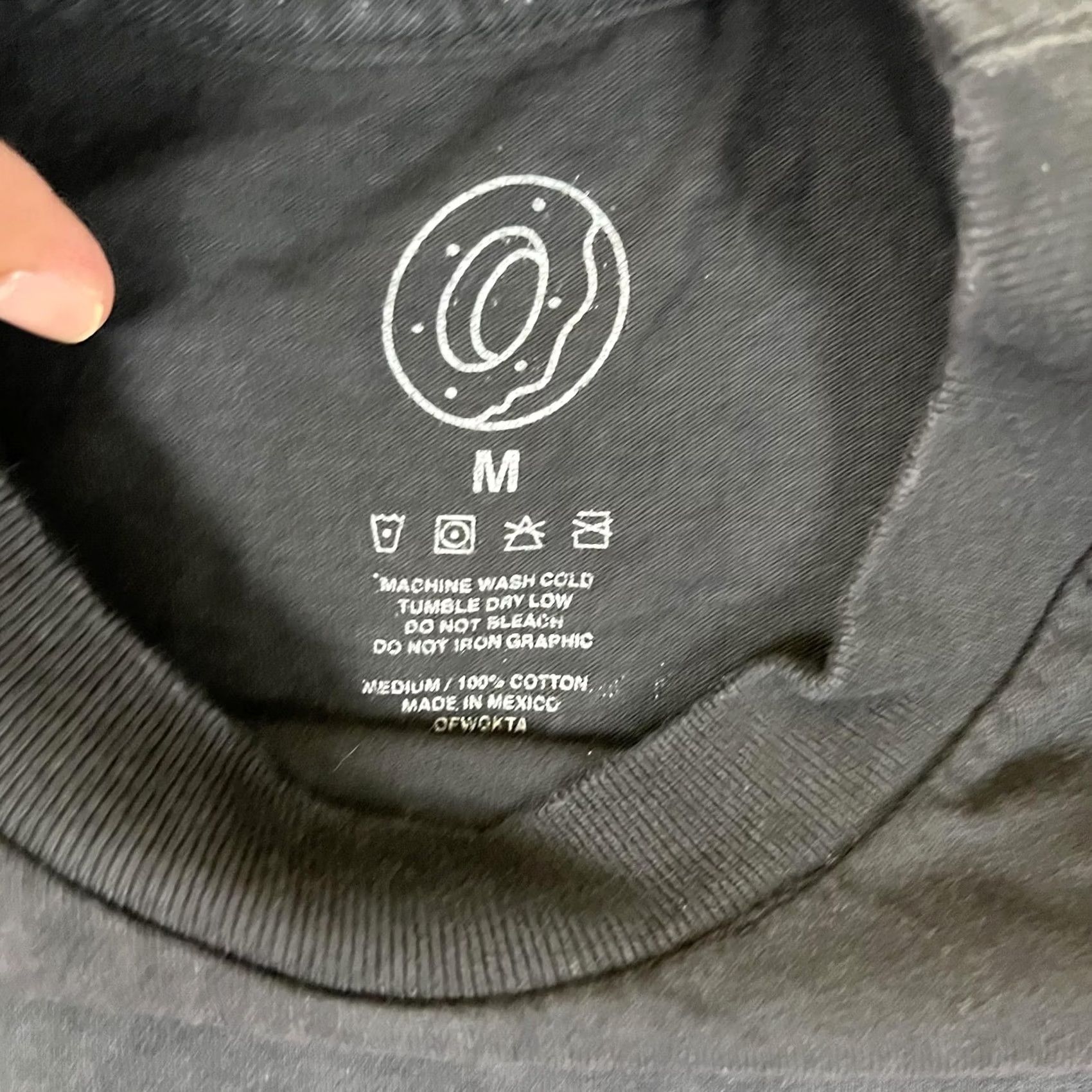 Odd Future Odd Future Donut T-Shirt Mens Medium Black Graphic Logo Hip Hop Tee Size US M / EU 48-50 / 2 - 5 Thumbnail