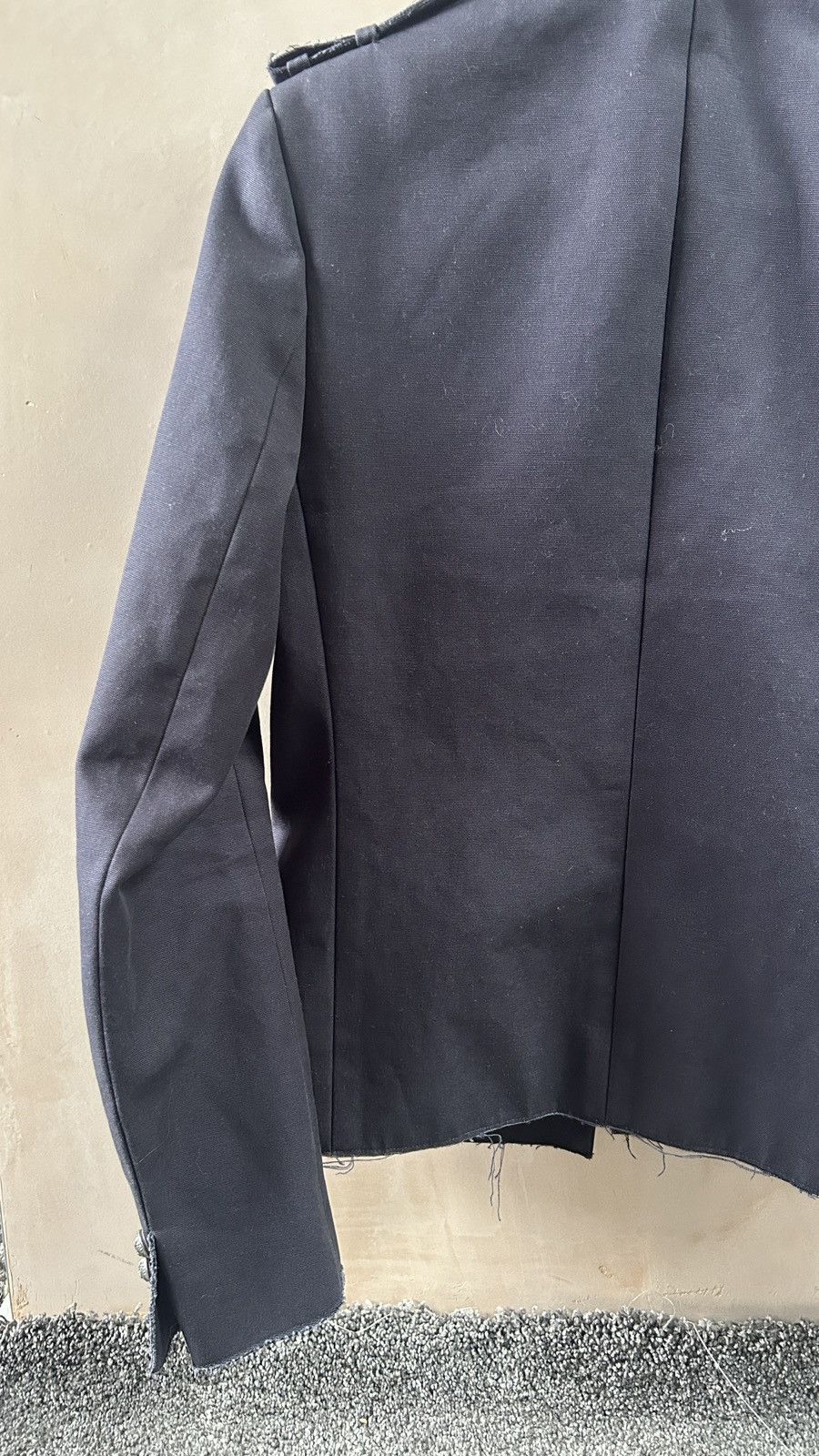 Balmain SS13 Distressed Napoleon Blazer Jacket Size US S / EU 44-46 / 1 - 4 Thumbnail