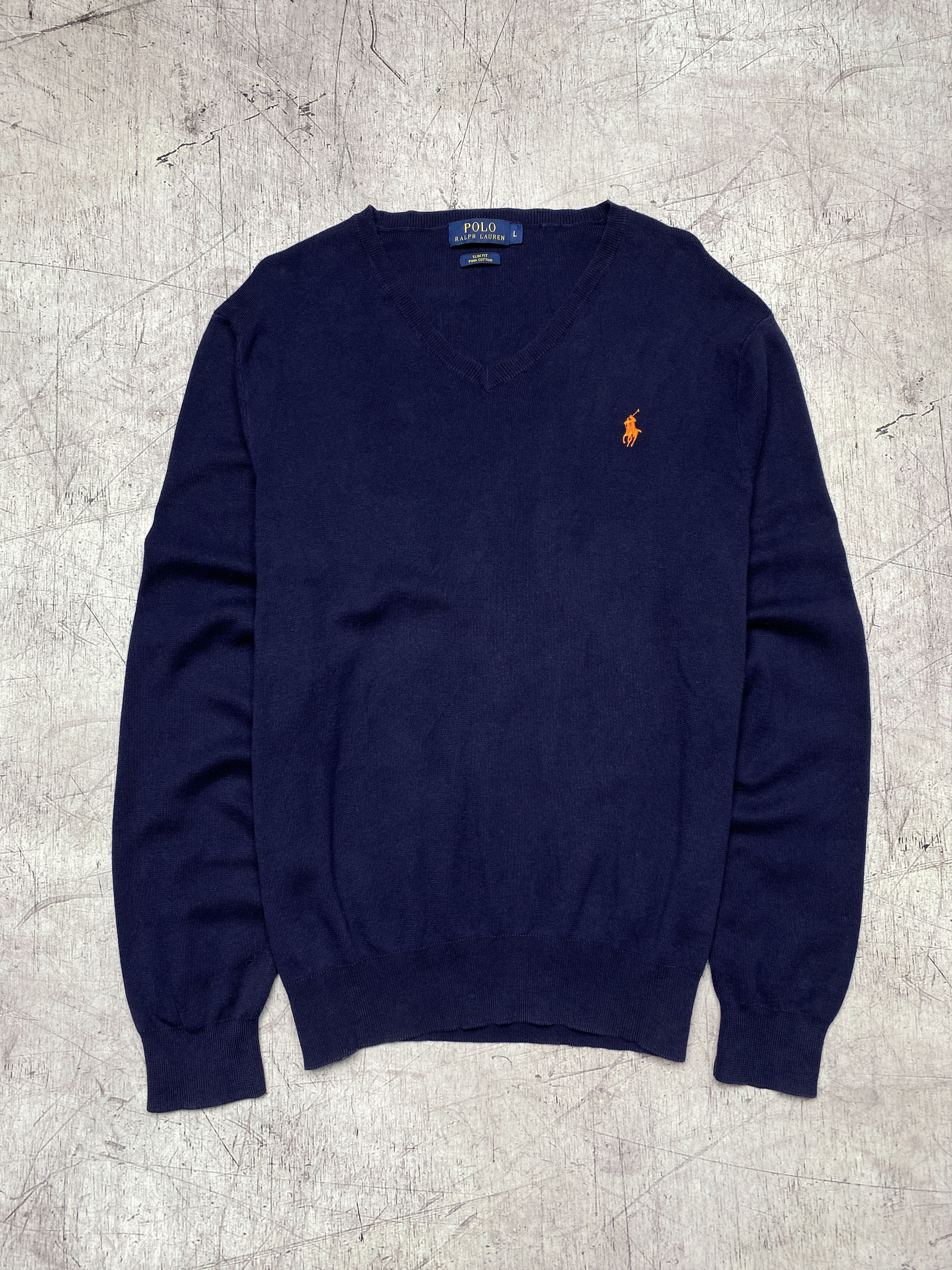 Polo Ralph Lauren Polo Ralph Lauren Mens V-Neck Sweater Size US L / EU 52-54 / 3 - 1 Thumbnail