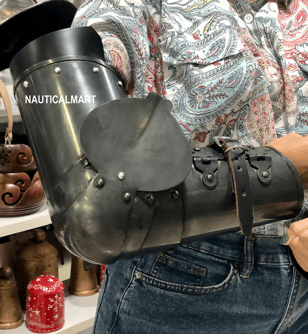 Other Medieval bracers Witcher cosplay Armor Size ONE SIZE - 3 Thumbnail