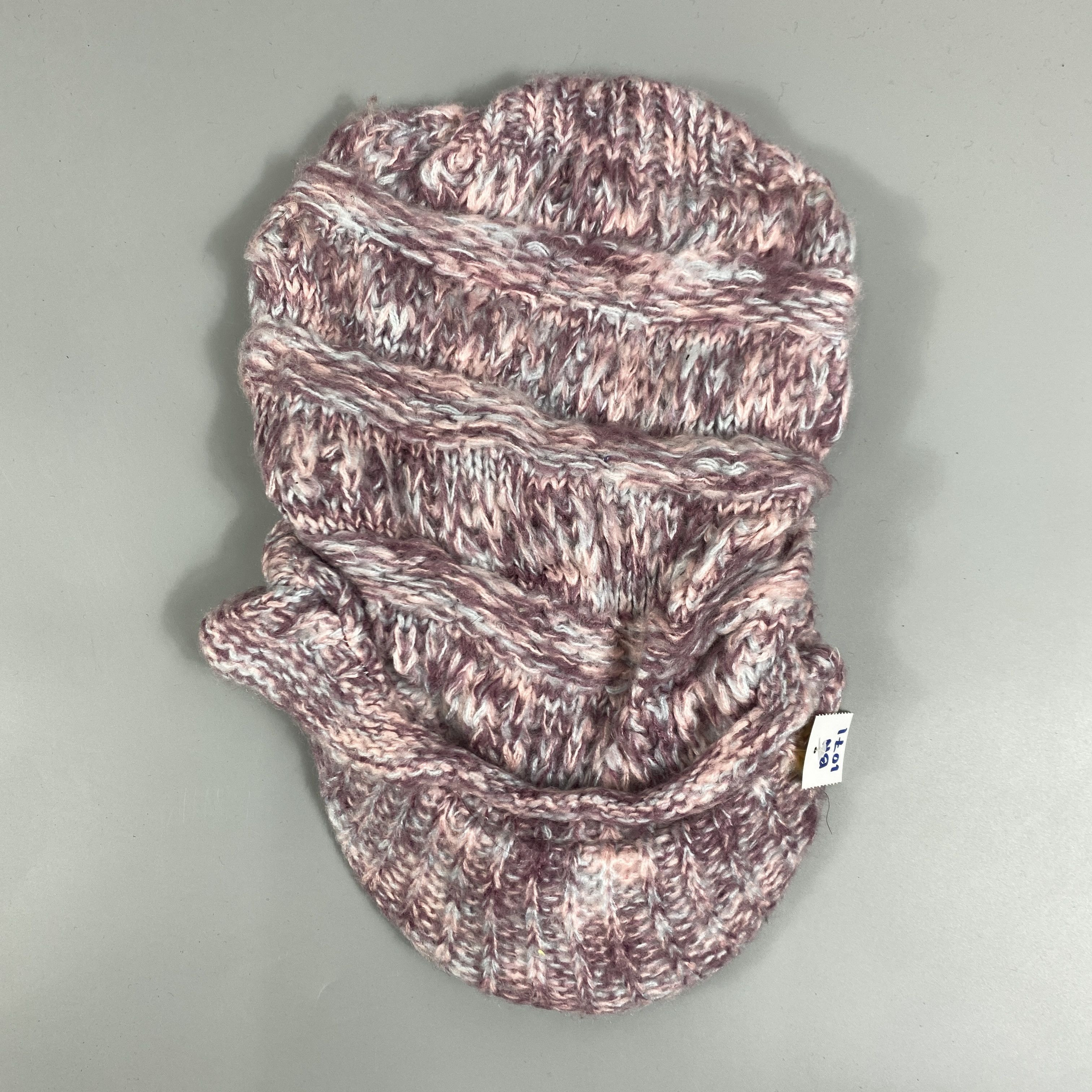 Japanese Brand Knitted Slouchy Beanie Hats With Brim -BN1071 Size ONE SIZE - 6 Thumbnail