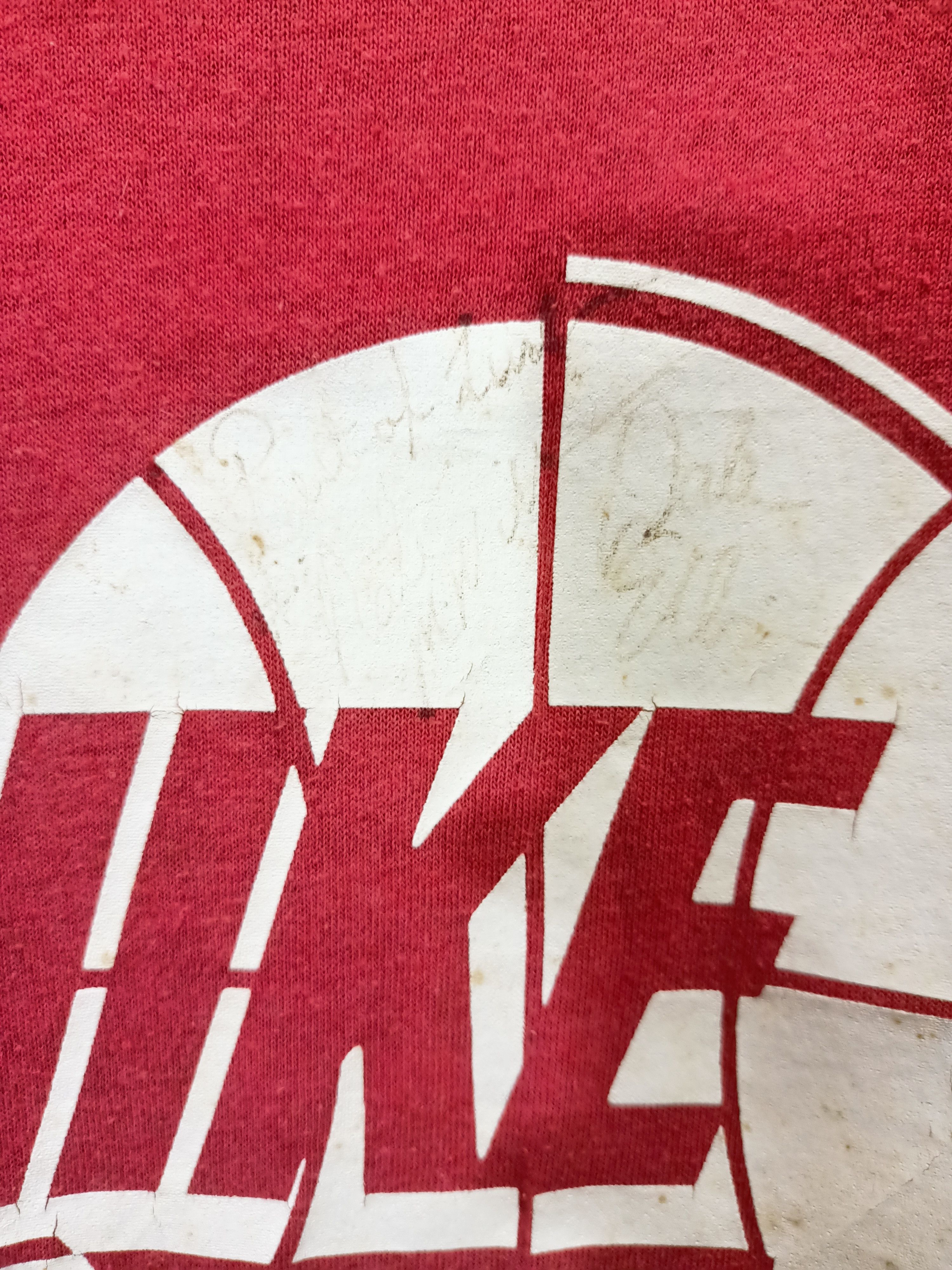 Vintage Rare Vintage 80s NIKE Basketball Nate McMillan Autograph Tee Size US L / EU 52-54 / 3 - 6 Thumbnail