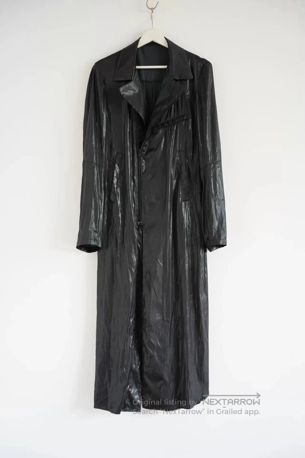 Yohji Yamamoto Yohji Yamamoto Black Lightweight Moto Coat. Size US S / EU 44-46 / 1 - 1 Thumbnail