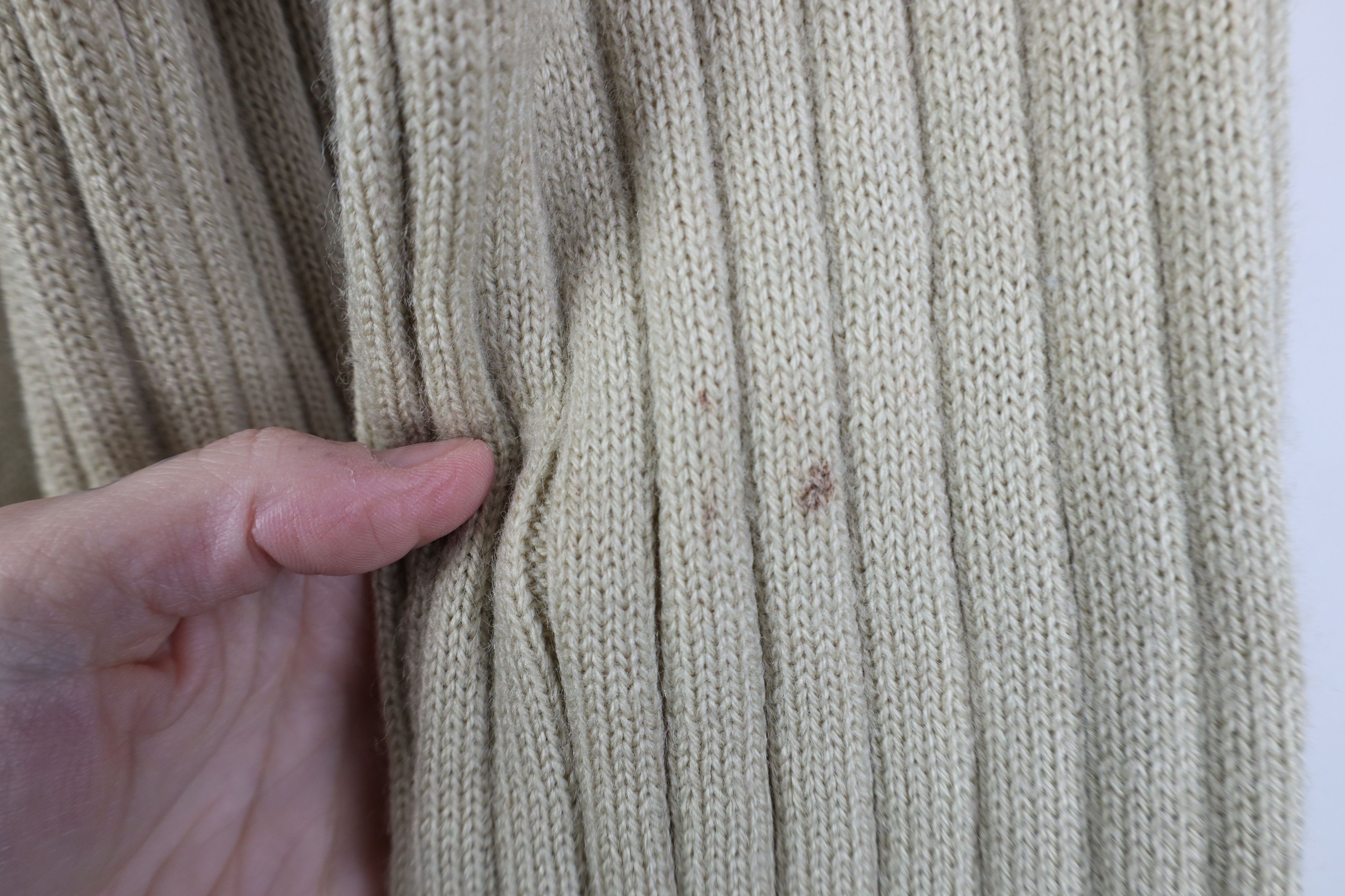 Vintage Vintage 60s 70s Streetwear Knit Collared Cardigan Sweater Size M / US 6-8 / IT 42-44 - 6 Thumbnail