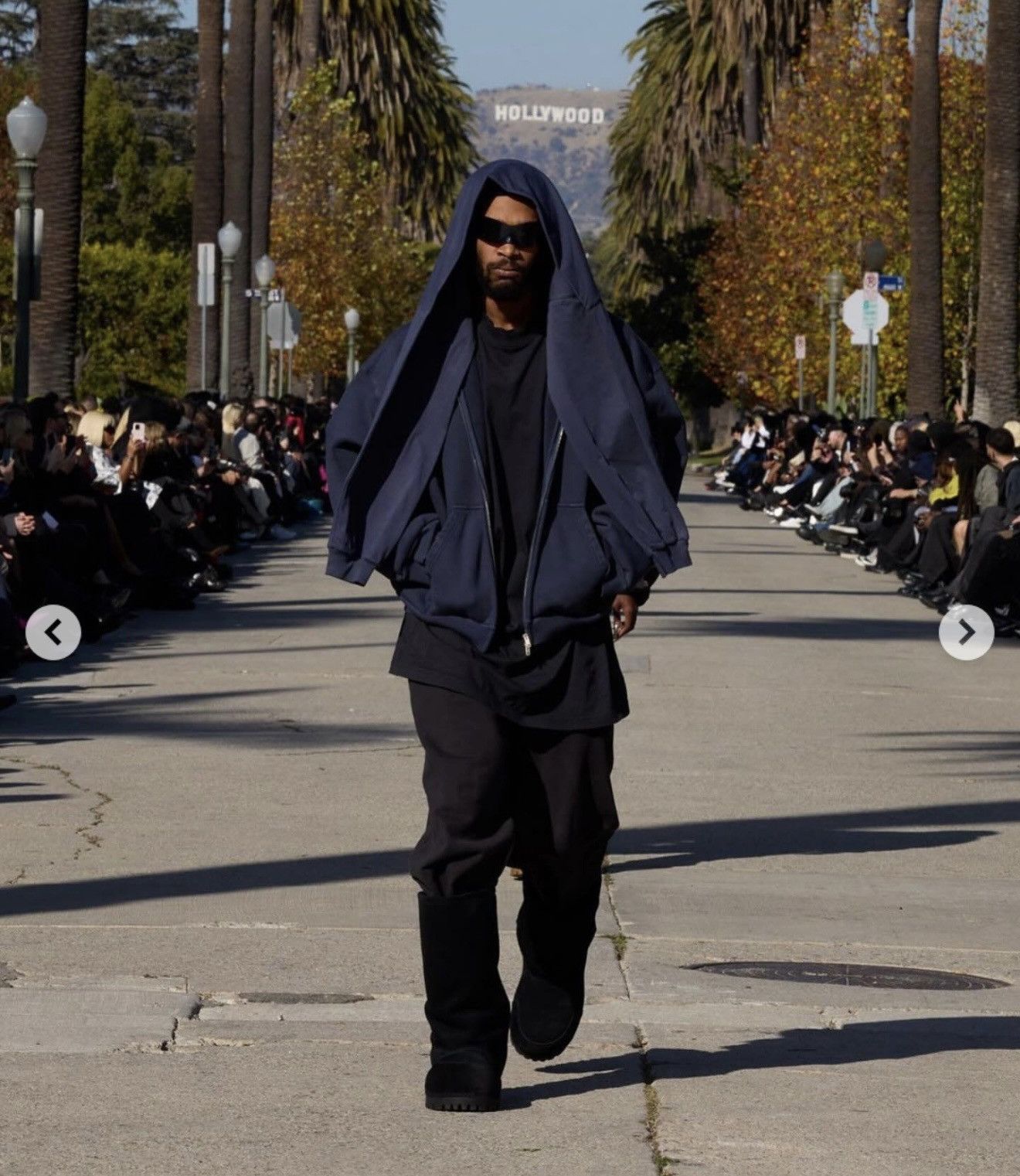Balenciaga Balenciaga Navy incognito hoodie size small Size US S / EU 44-46 / 1 - 16 Thumbnail