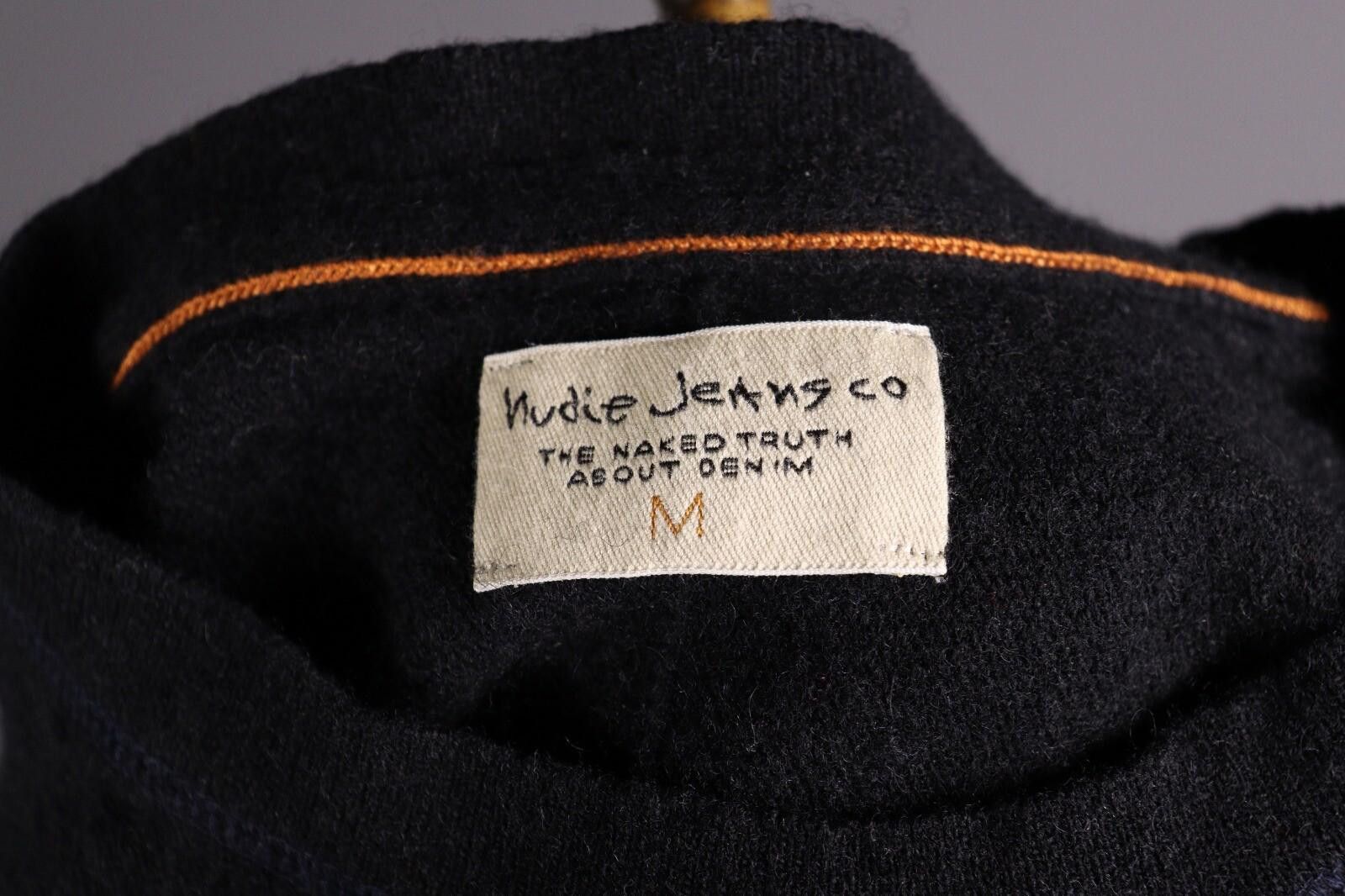Nudie Jeans Nudie Jeans Black Wool Knit Long Sleeve Sweater Size M Size M / US 6-8 / IT 42-44 - 9 Thumbnail