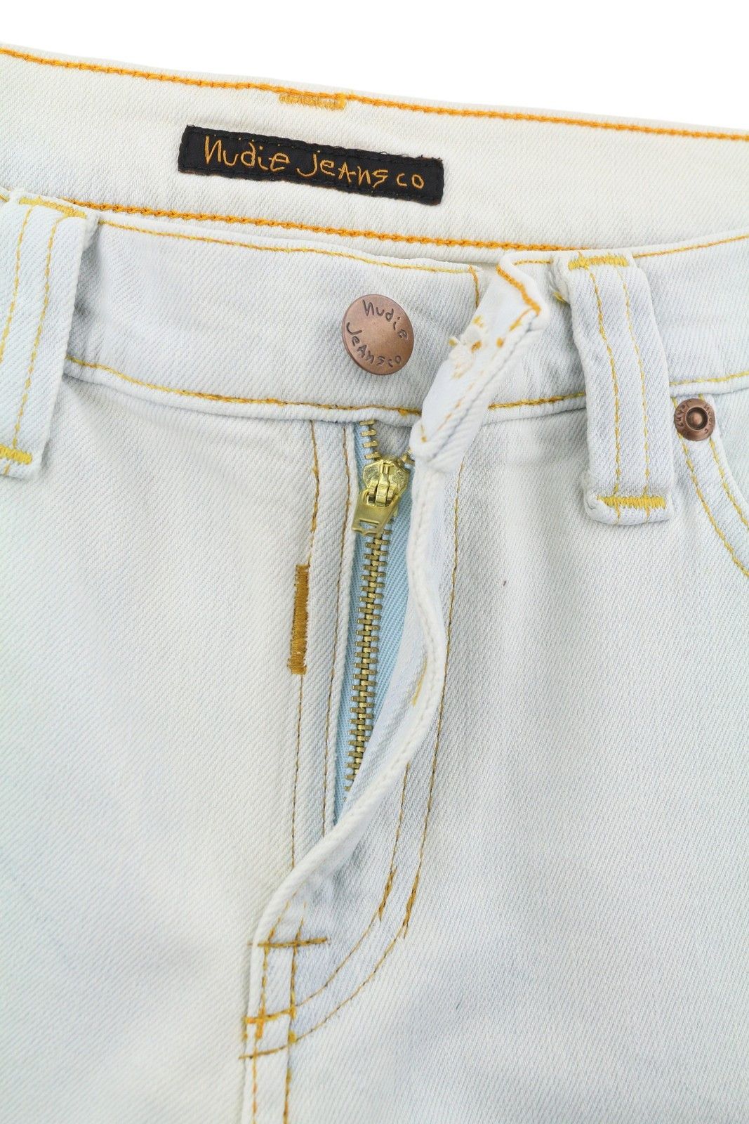 Nudie Jeans TUBE KELLY BLEACH WHITE W29/L32 Skinny Jeans 87258 Size US 29 - 11 Thumbnail