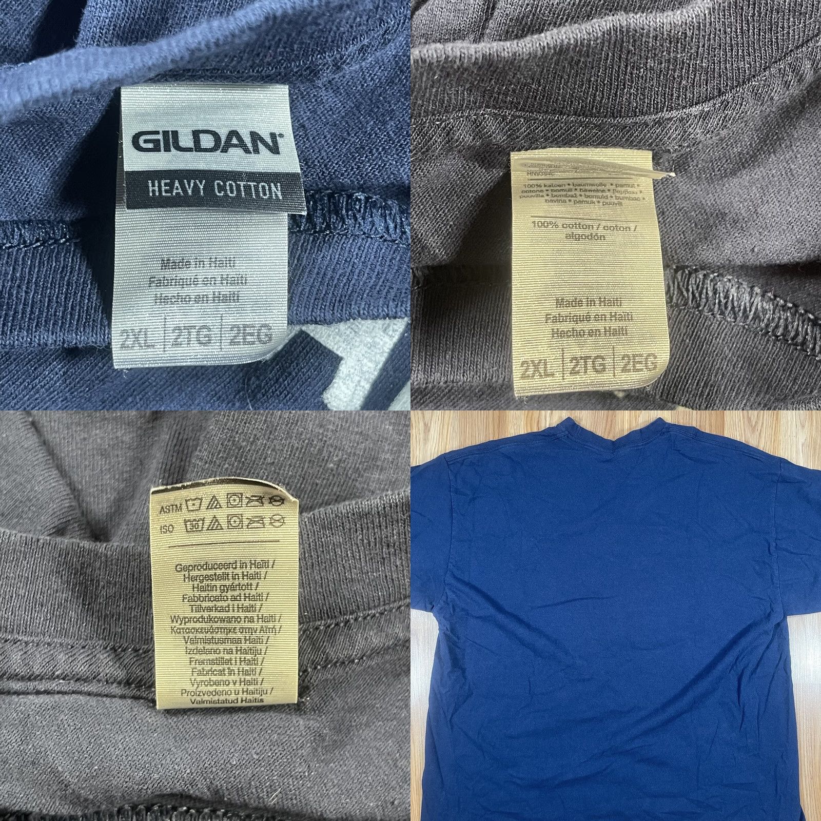 Gildan Gildan Graphics T-Shirt Adults 2XL Blue Heavy Cotton 50th Earth Day Celebration T-Shirt Adults 2XL Blue Graphic Print Logo Size US XXL / EU 58 / 5 - 8 Thumbnail