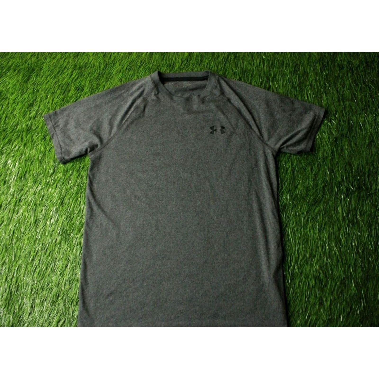 Under Armour Under Armour Mens Training Compression Jersey Shirt S Gray CrossFit Short Sleeve Jersey Adults Mens Size US S / EU 44-46 / 1 - 2 Thumbnail