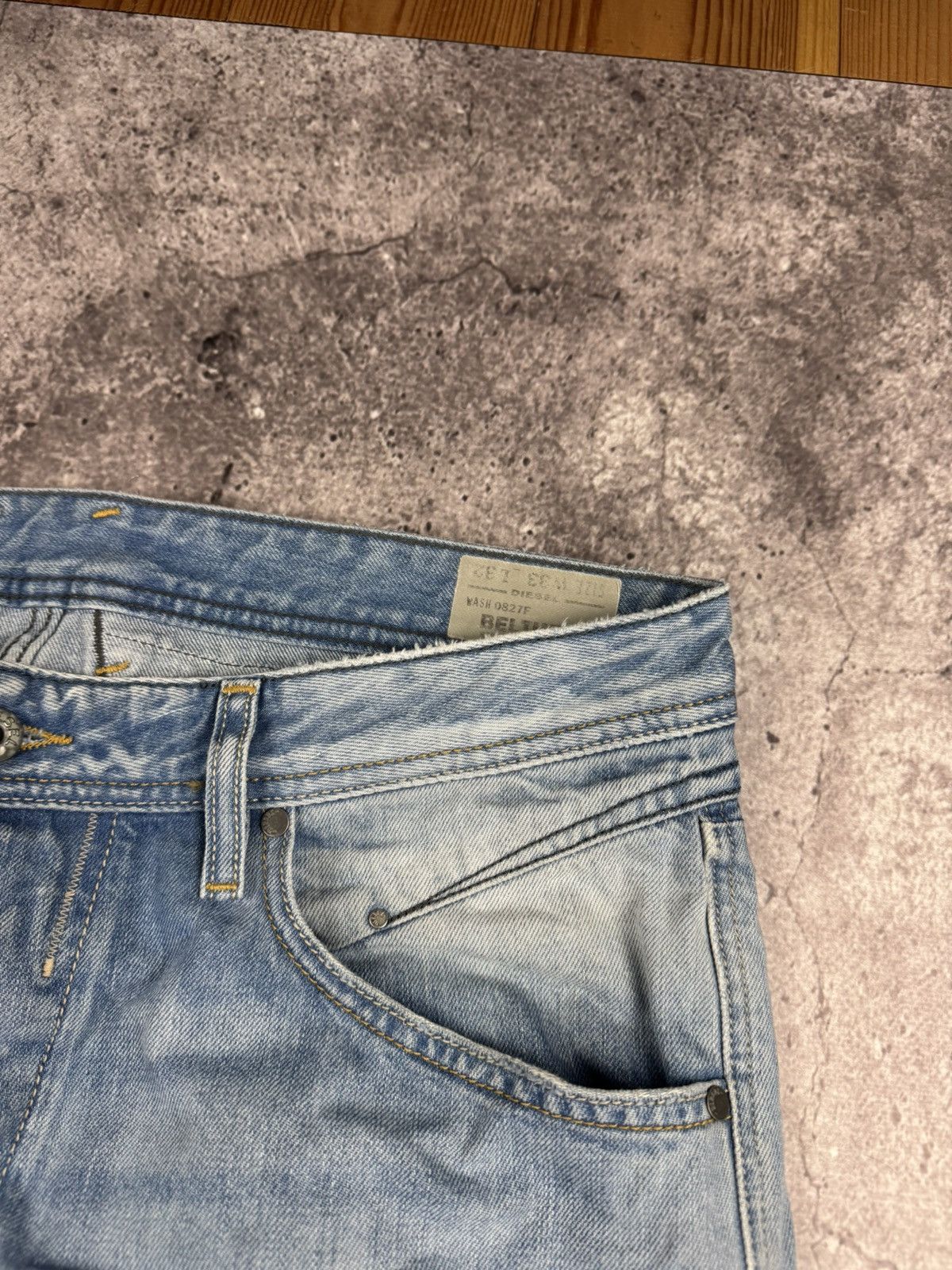 Diesel RARE Diesel Belther VINTAGE Denim Y2K Distressed Jeans Pants Size US 33 - 9 Thumbnail
