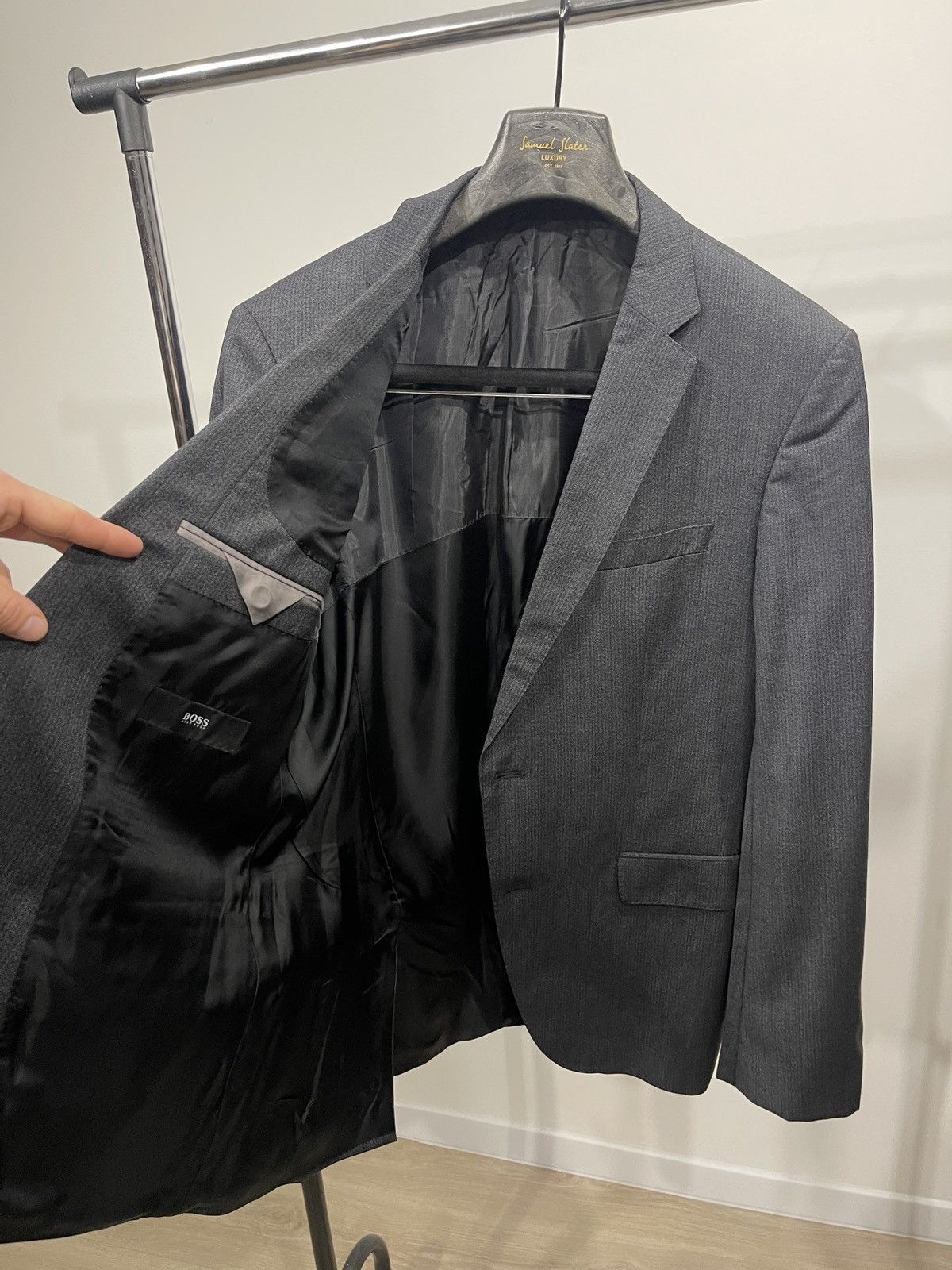 Hugo Boss Hugo boss blazer wool classic jacket 42R Size 42R - 5 Thumbnail
