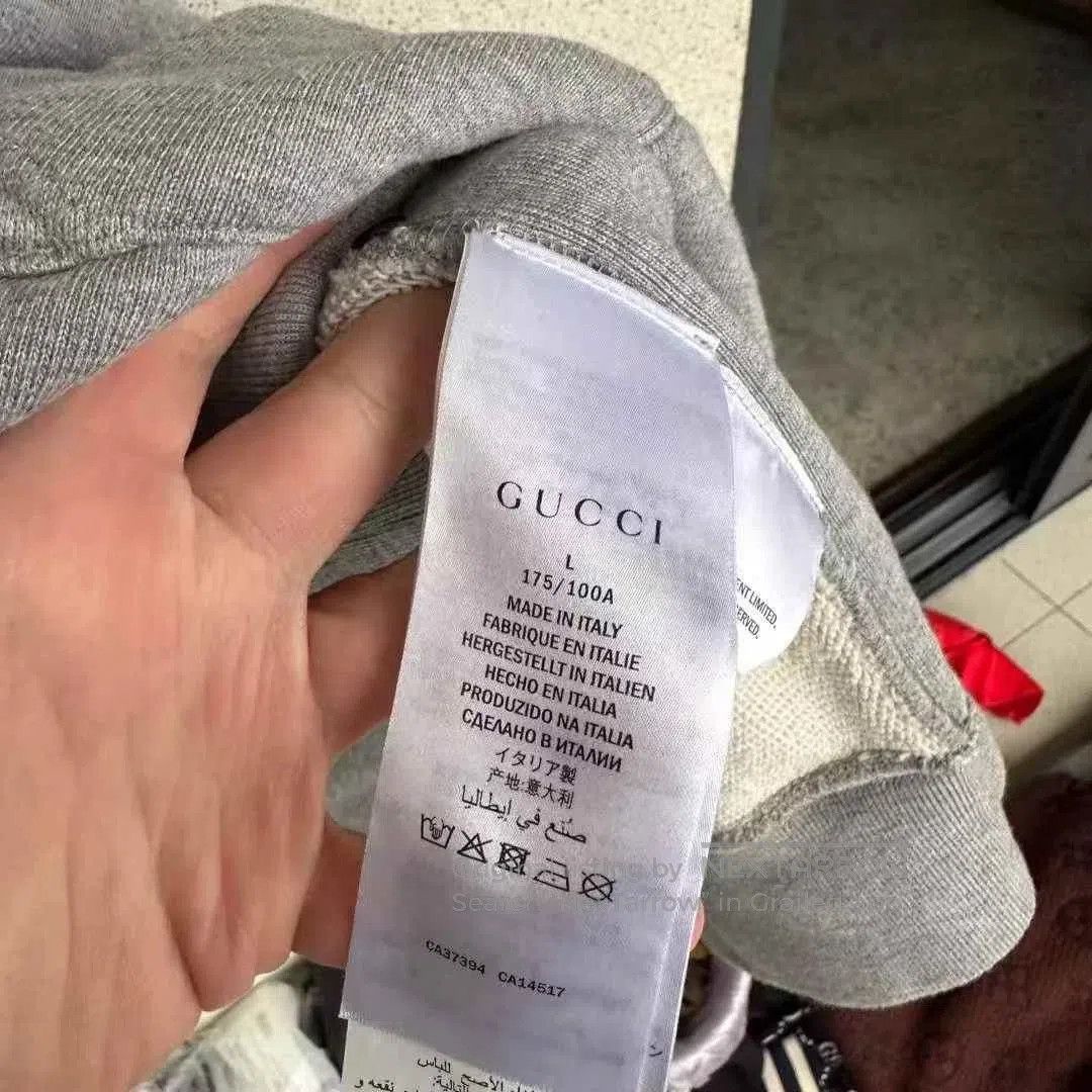Japanese Brand Gucci The Face Hoodie with Arm Logo. Size US L / EU 52-54 / 3 - 5 Thumbnail