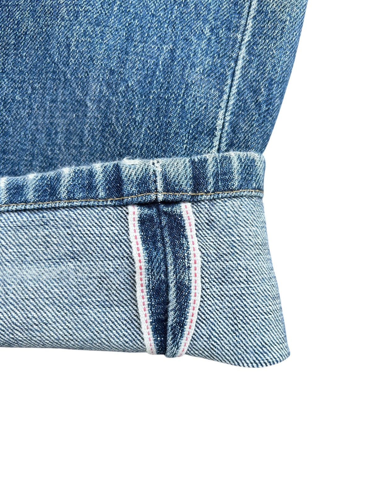 Kapital Thrashed Vintage Levis Big E Selvedge Denim Jeans Size US 31 - 3 Thumbnail