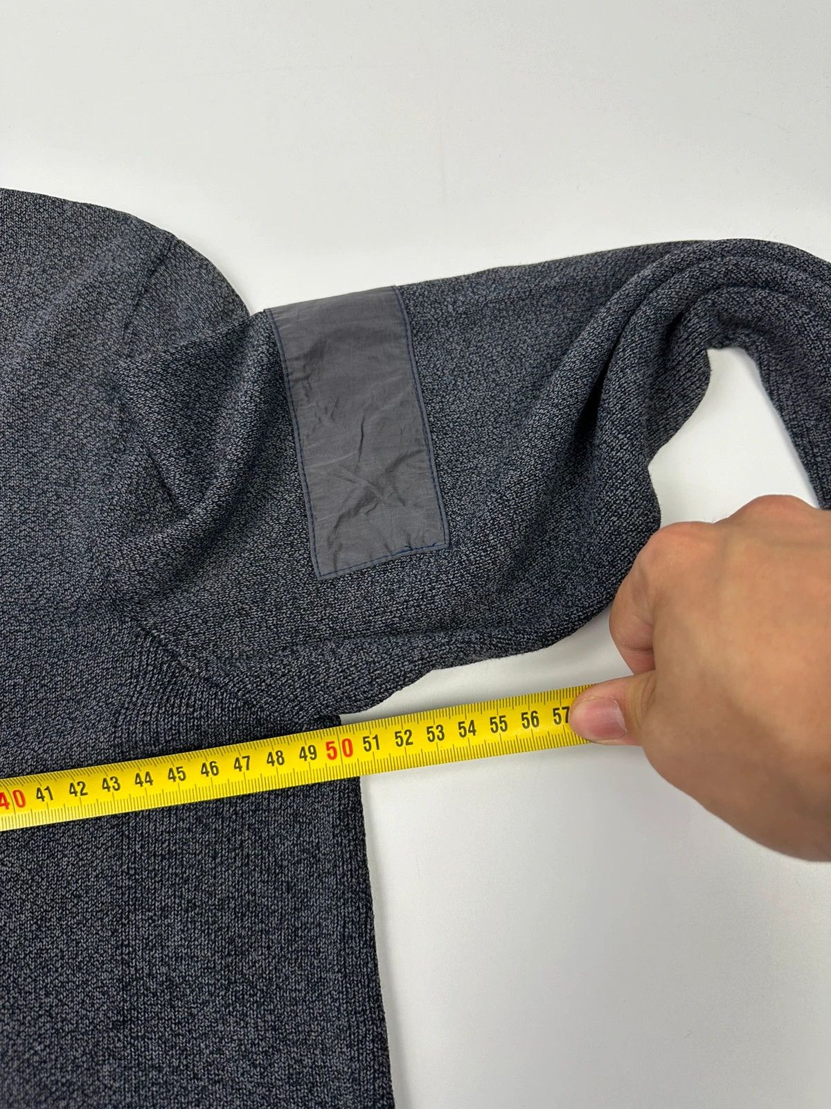 Prada Prada Sport SS2000 Heavy Nylon Grey Heathered Knit Sweater Size US M / EU 48-50 / 2 - 8 Thumbnail